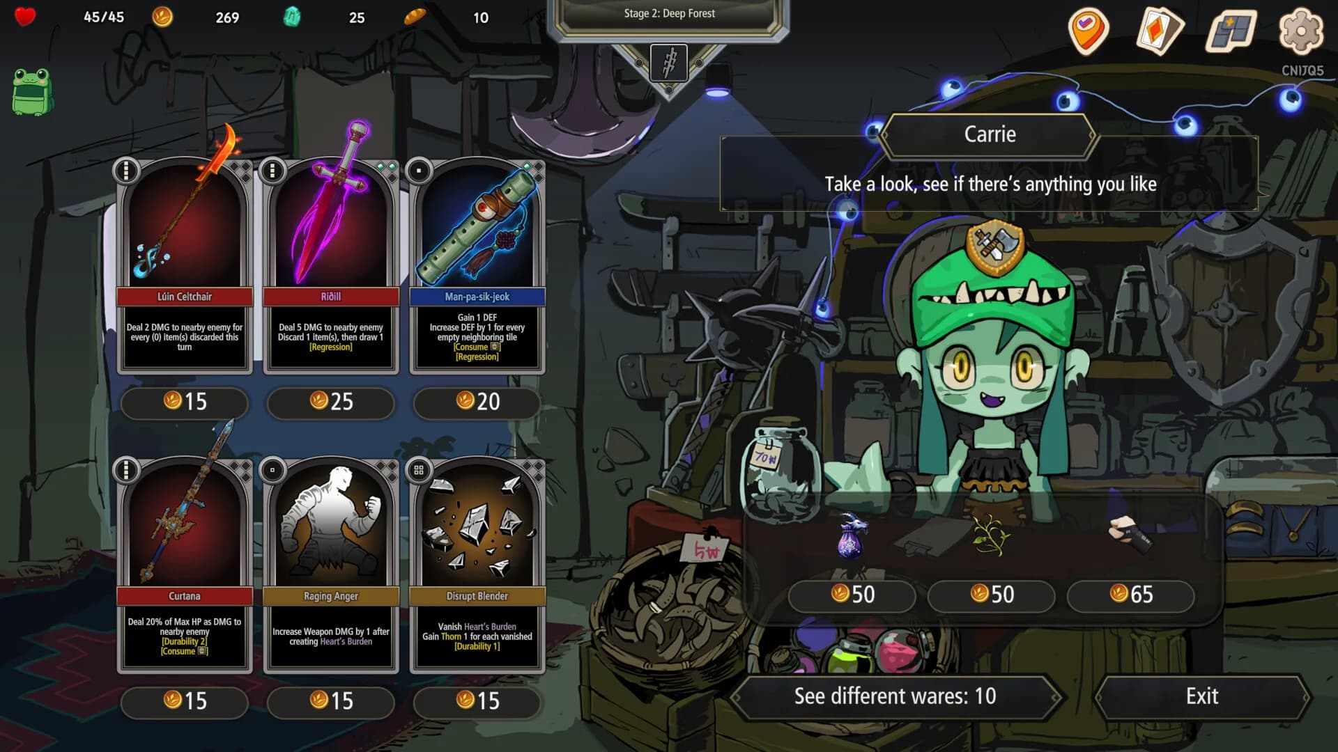 Pocket Legend : Inventory Roguelike Deckbuilder görsel 13