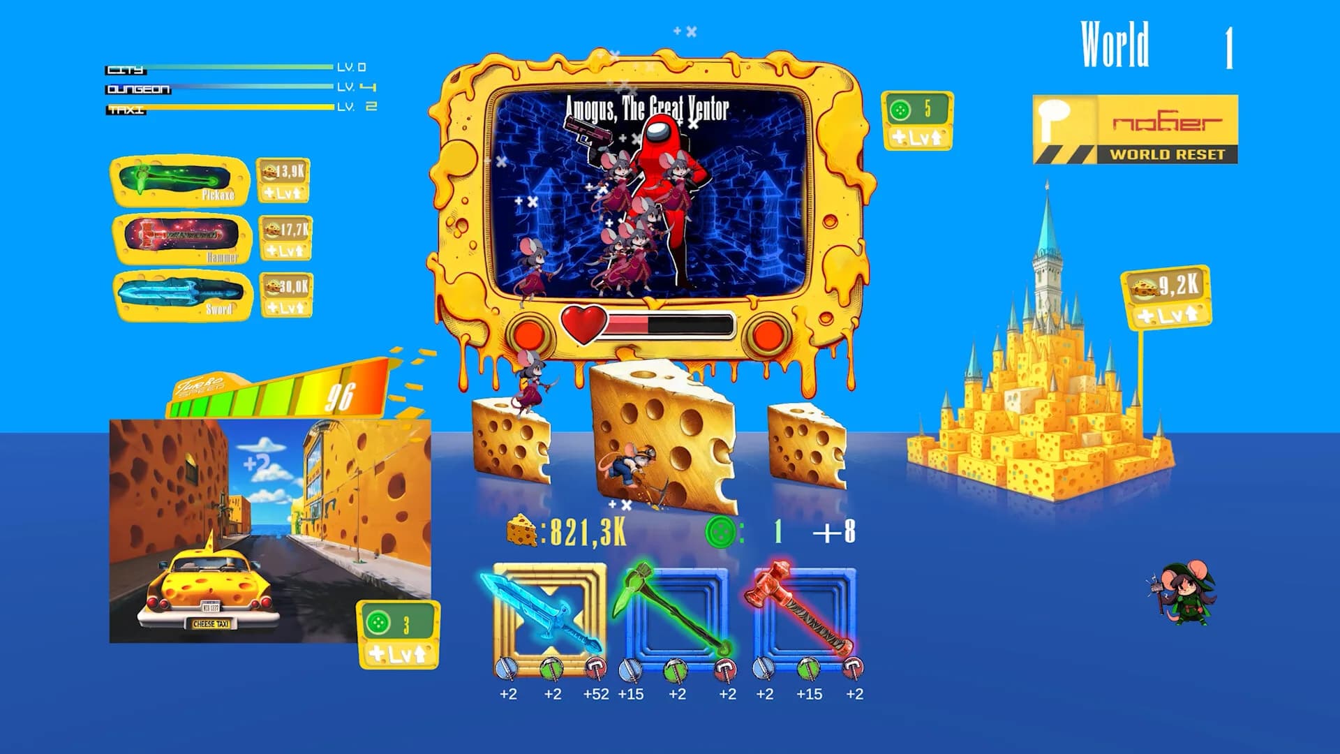 Cheese Co-op Clicker Simulator görsel 5