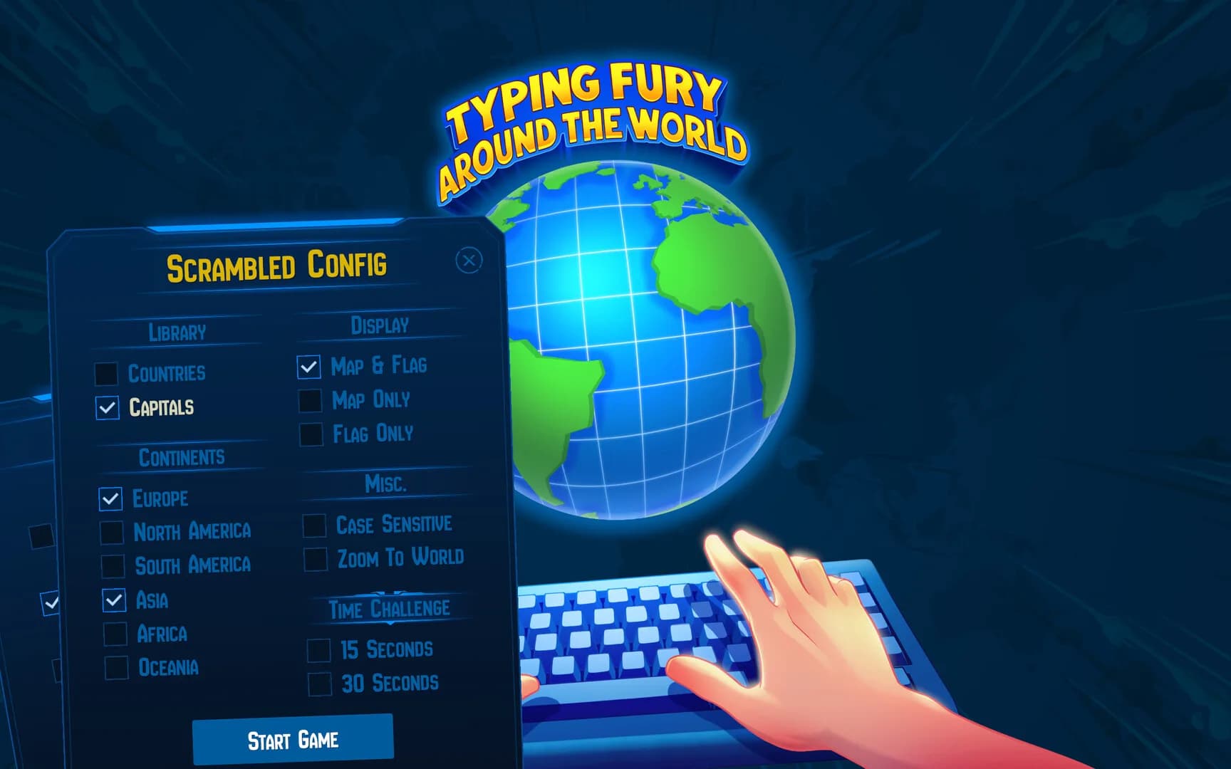 Typing Fury: Around the World görsel 6