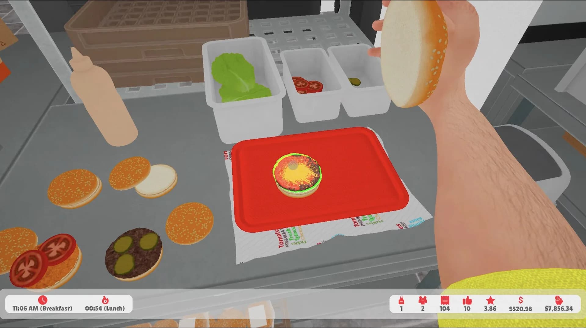 Burger Flipper: A Fast Food Restaurant Simulator görsel 2