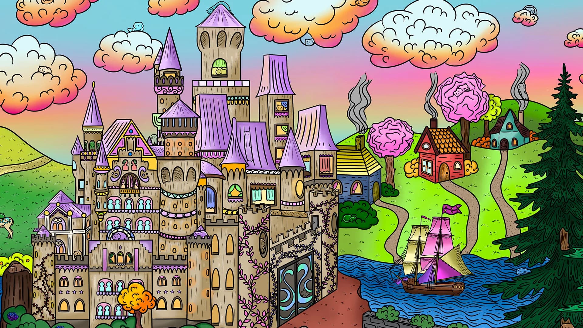 100 Fantasy Cats görsel 2