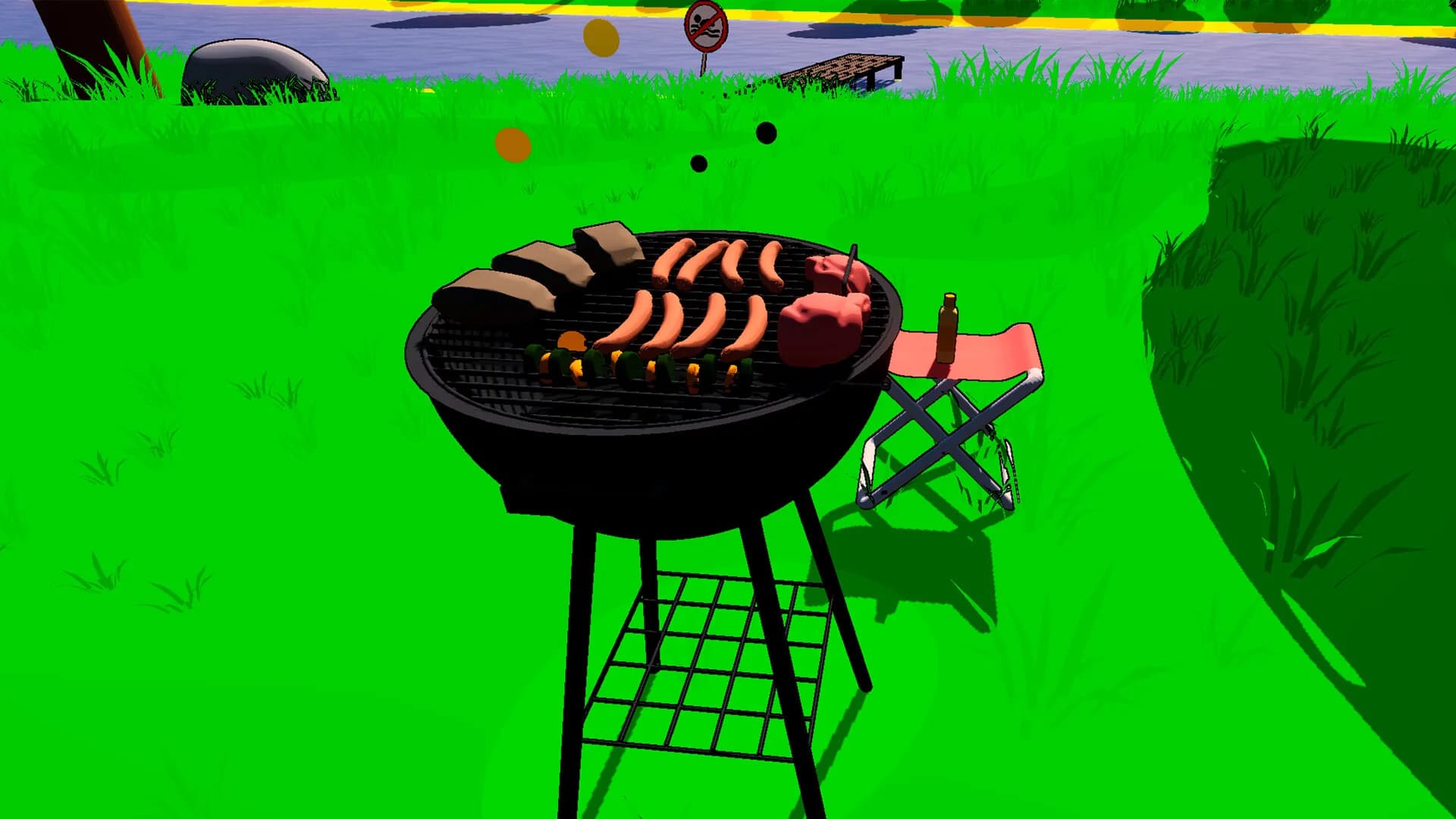 Barbecue with friends görsel 2