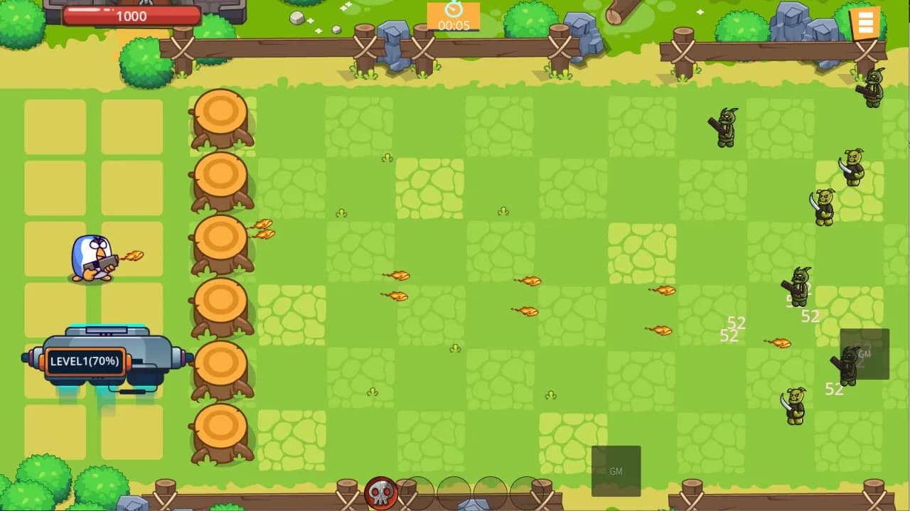 Chicken Defense War - Tower Defense görsel 3