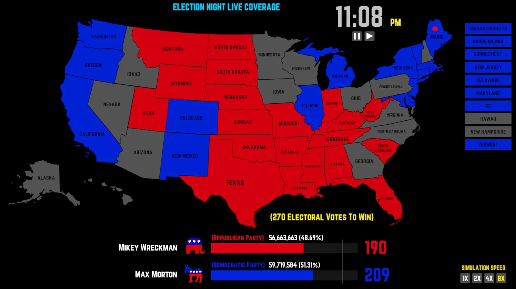 American Election Simulator görsel 8