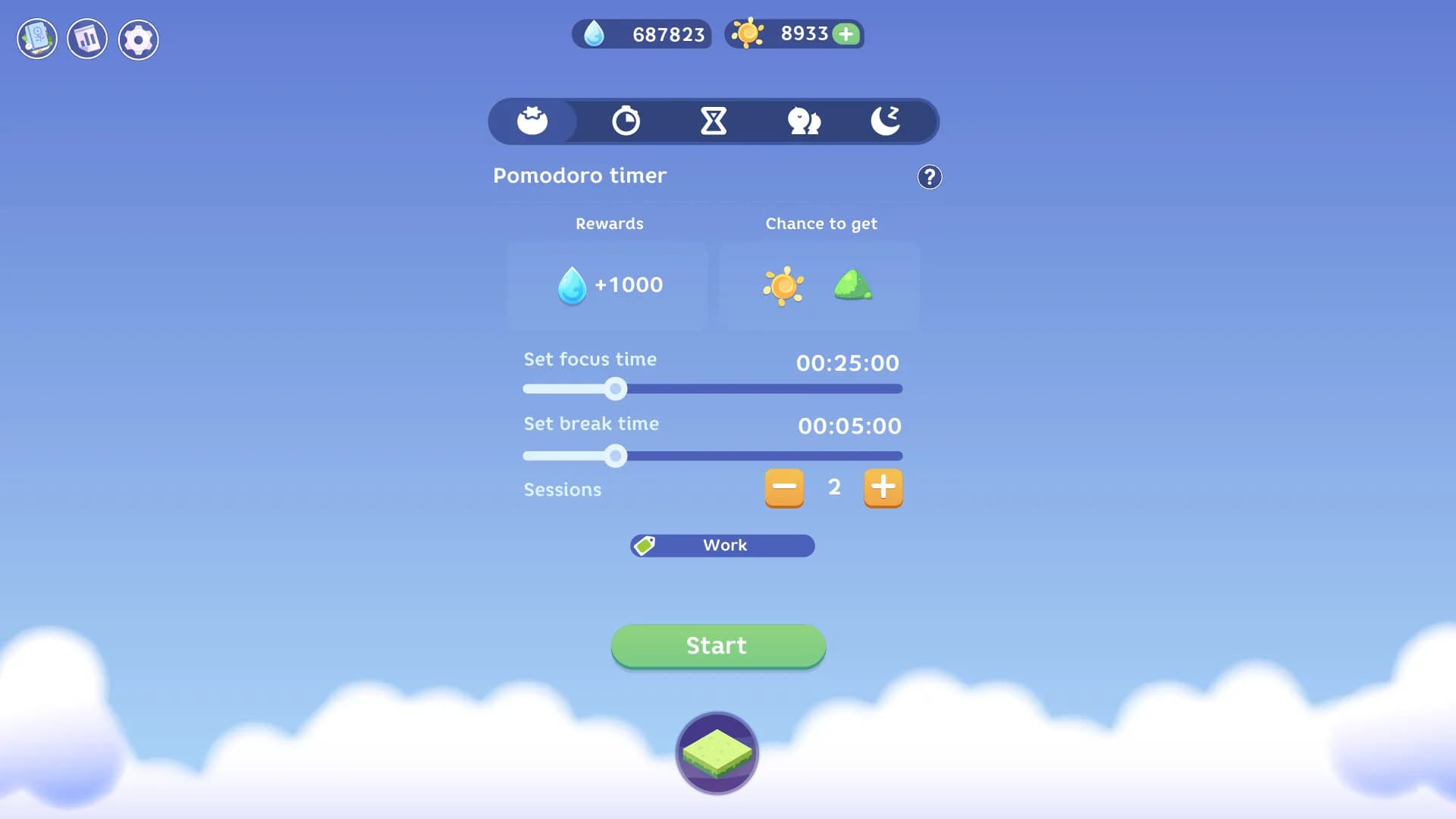 Focus Plant: Pomodoro Timer Game görsel 3