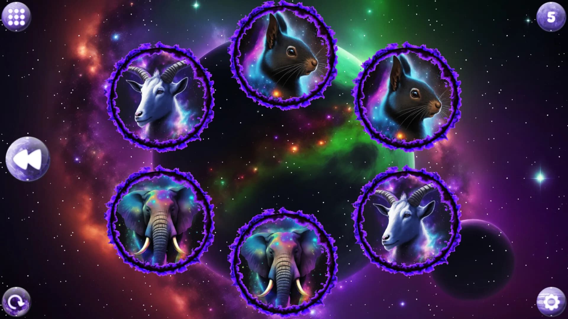 Space Memory: Animals görsel 3