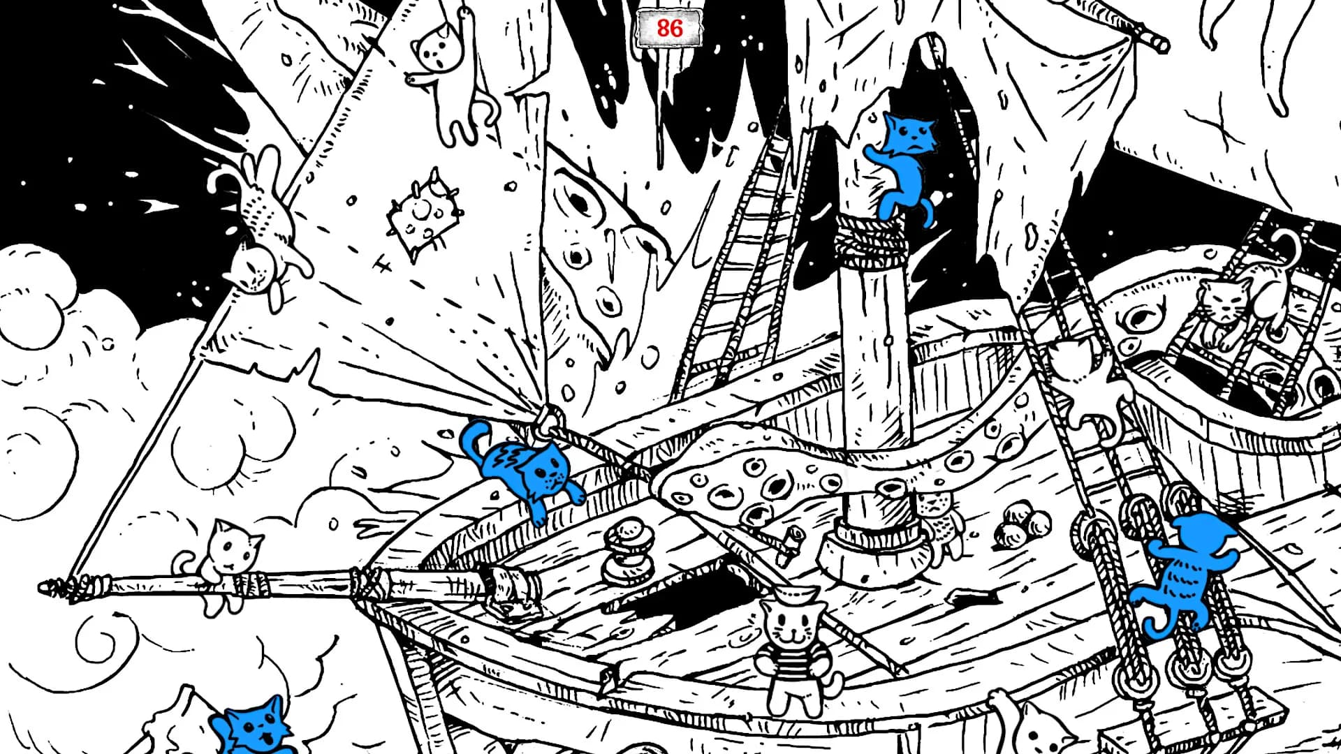100 Find Kitties: Pirates görsel 4