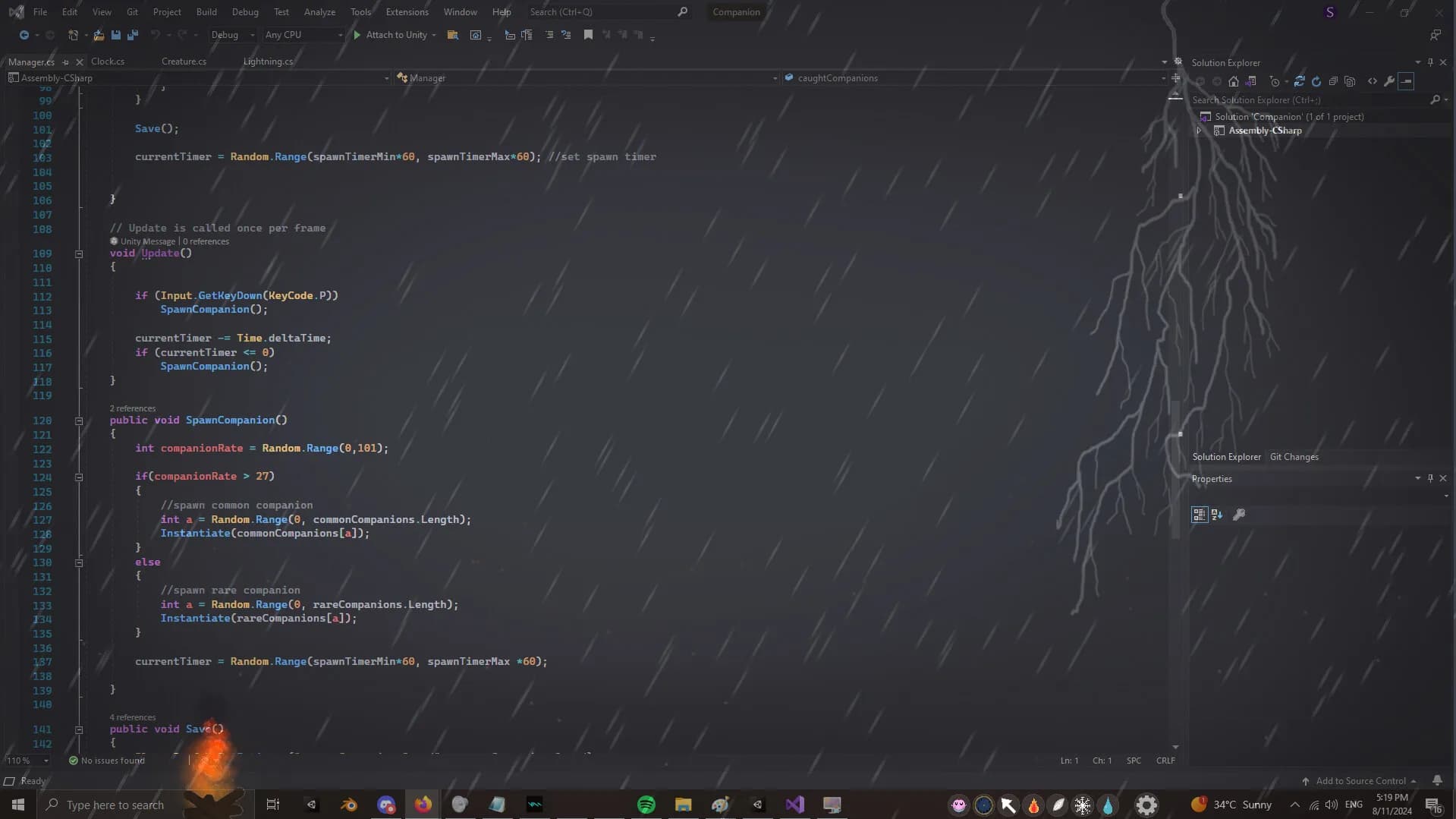 Cozy Desktop: Relaxing Weather and Atmosphere görsel 2