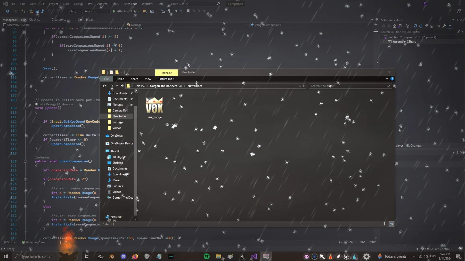 Cozy Desktop: Relaxing Weather and Atmosphere görsel 4