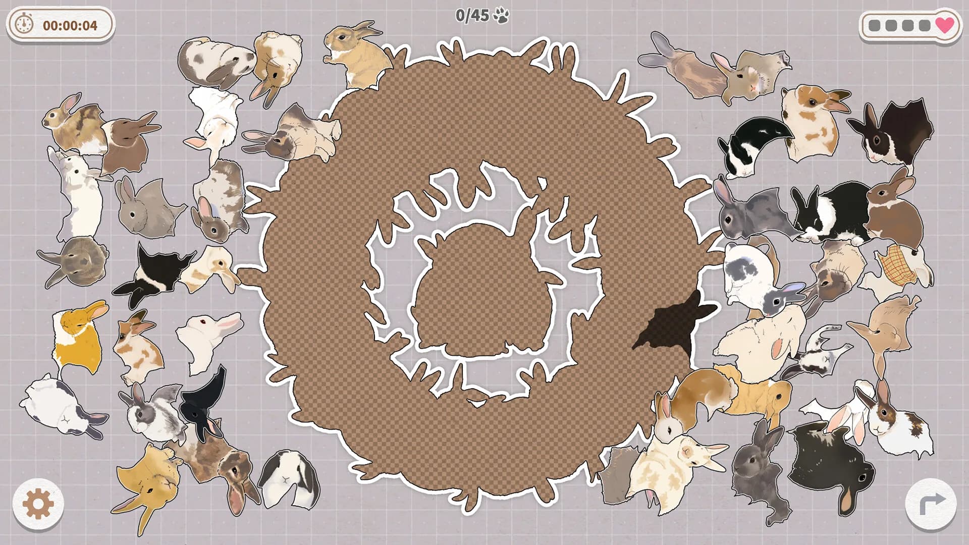 Bunnies Huddled Together görsel 5