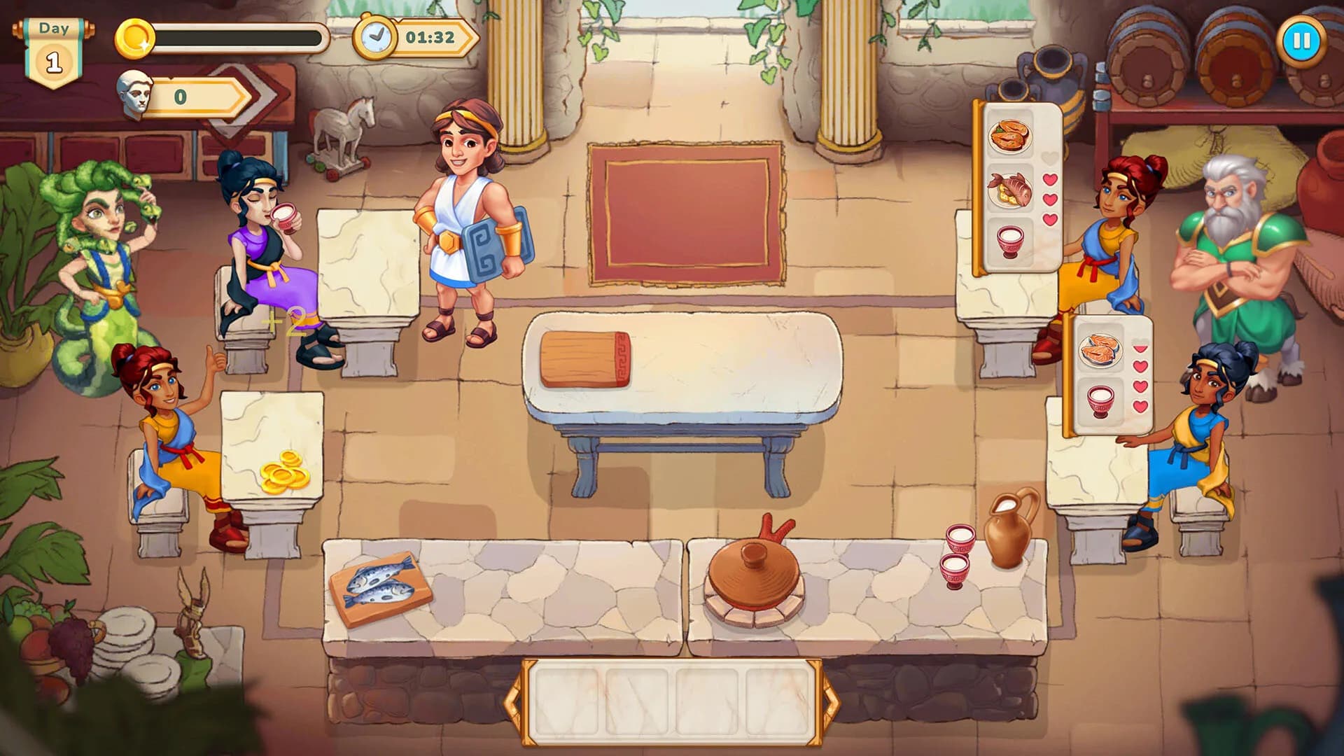 Greek Kitchen Frenzy: Dionysus görsel 3