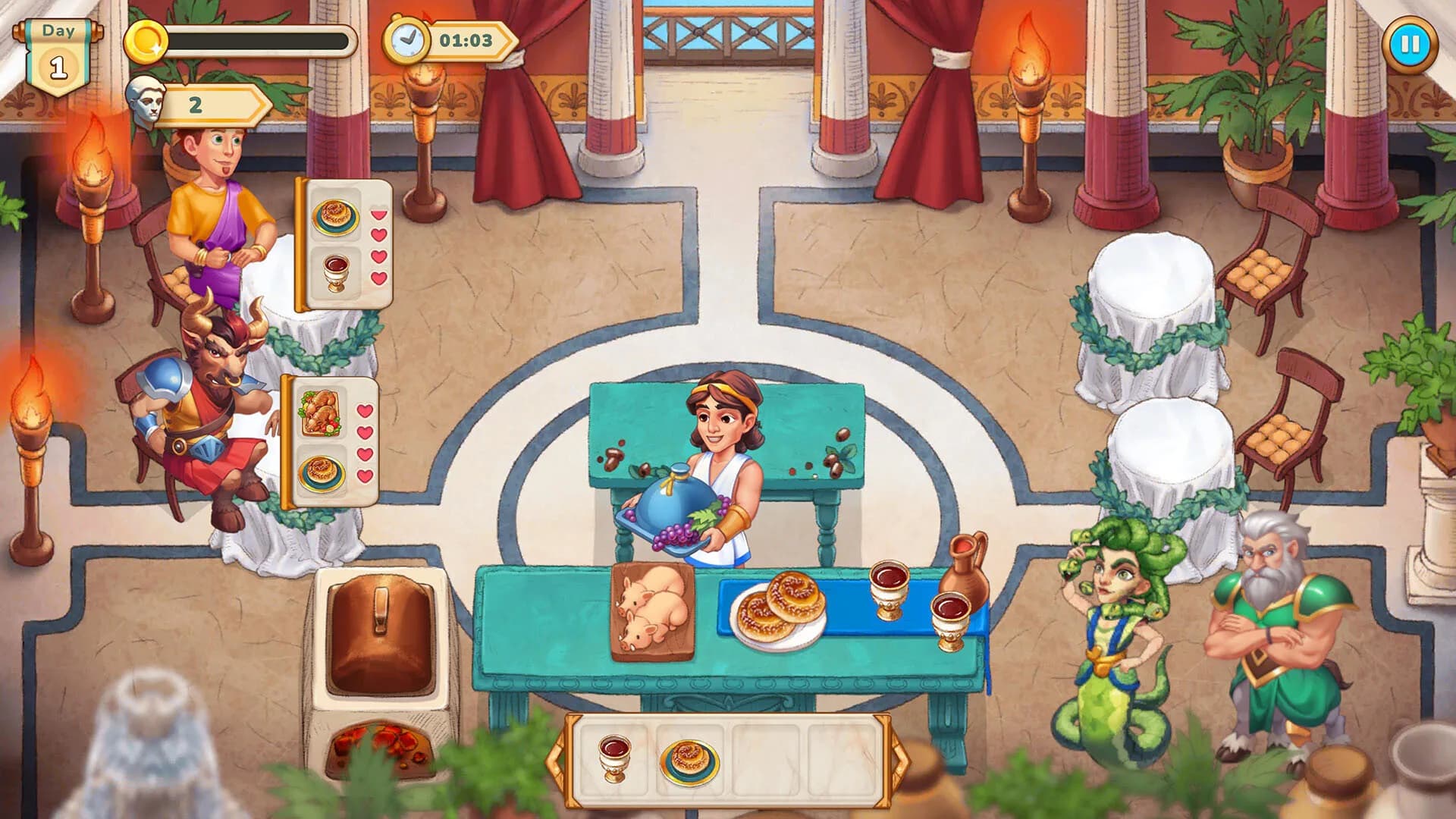 Greek Kitchen Frenzy: Dionysus görsel 5