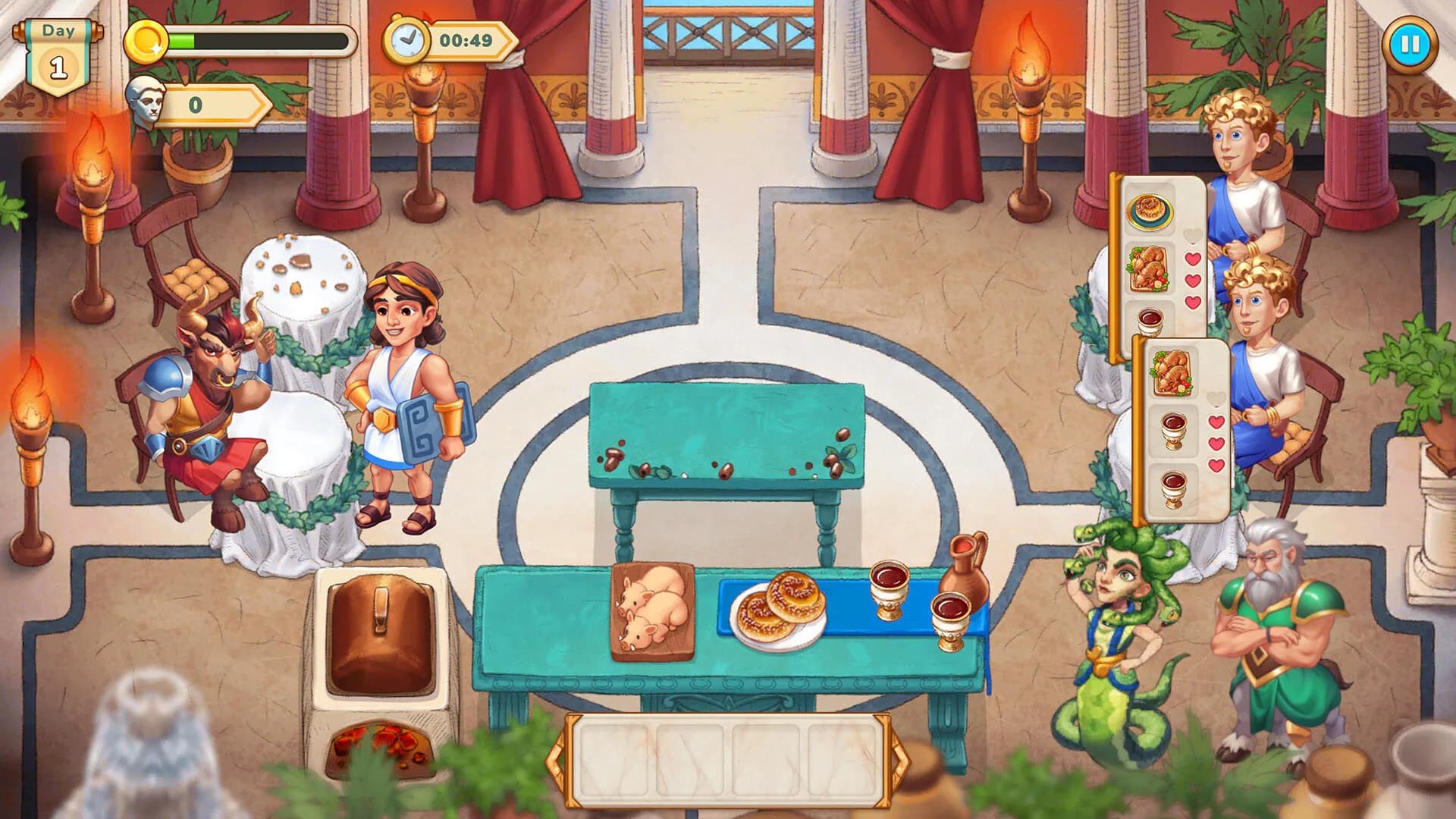 Greek Kitchen Frenzy: Dionysus görsel 6