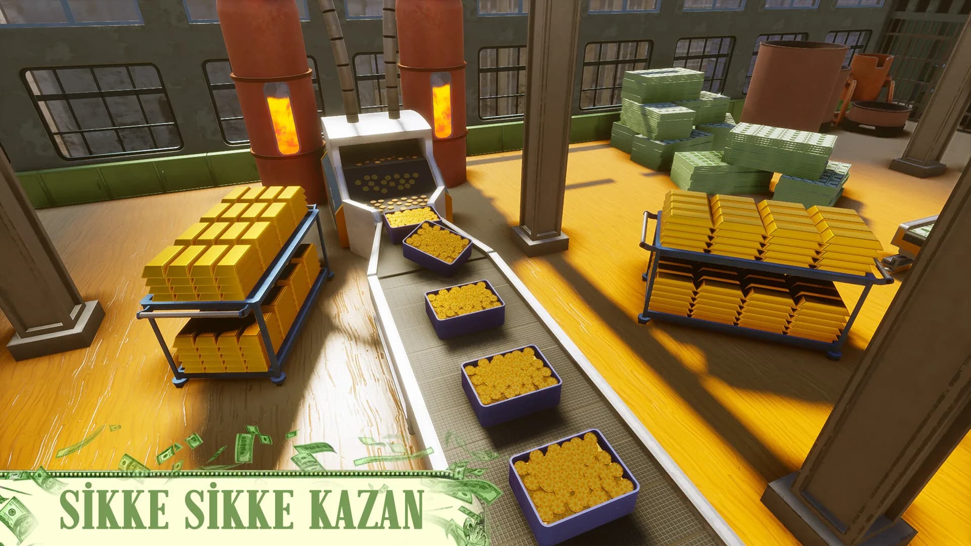 Para Basma Fabrikası 3D Tycoon💸 / Money Print Factory 3D Tycoon görsel 3