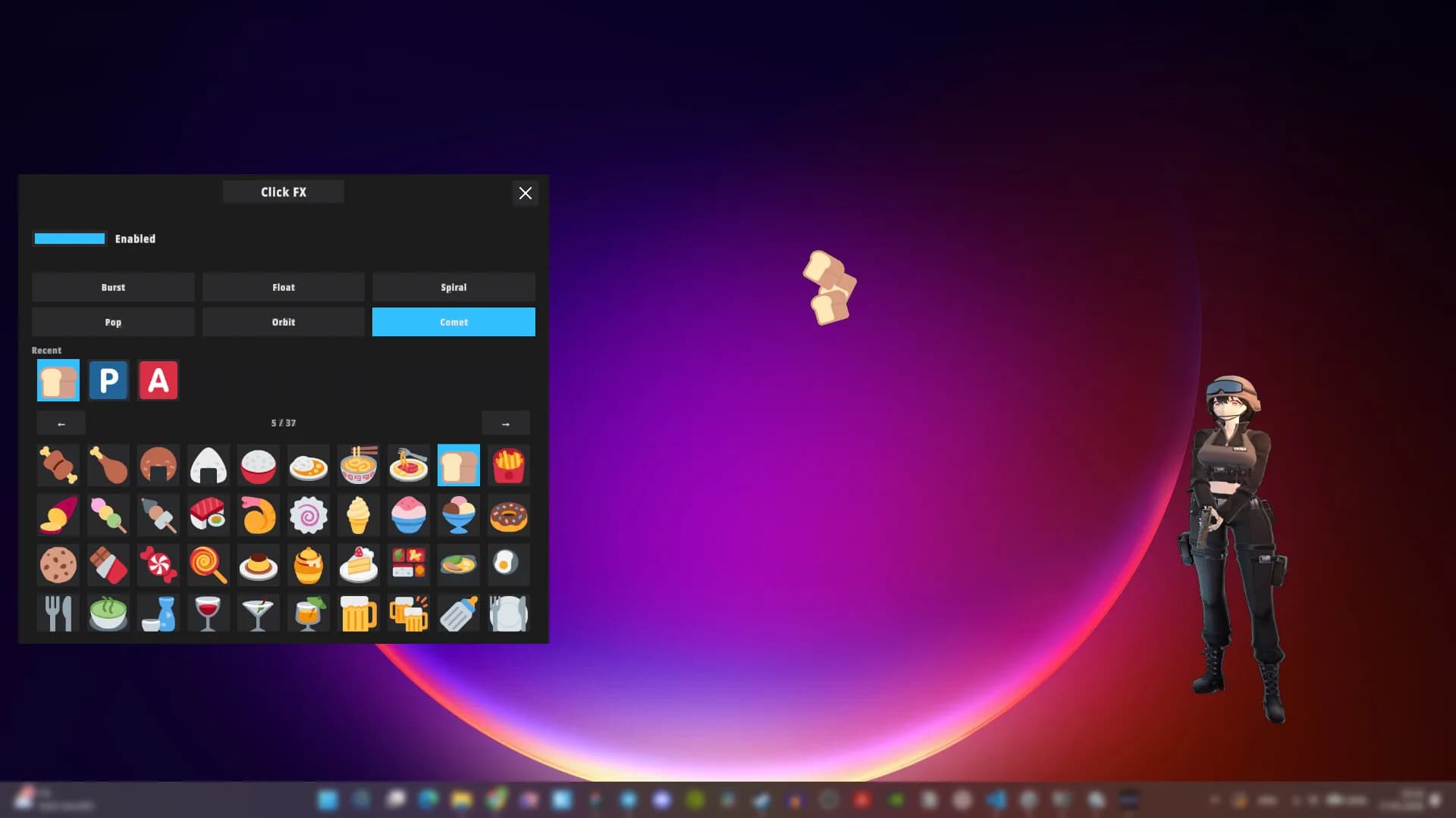 Desktop Waifu Defender görsel 6