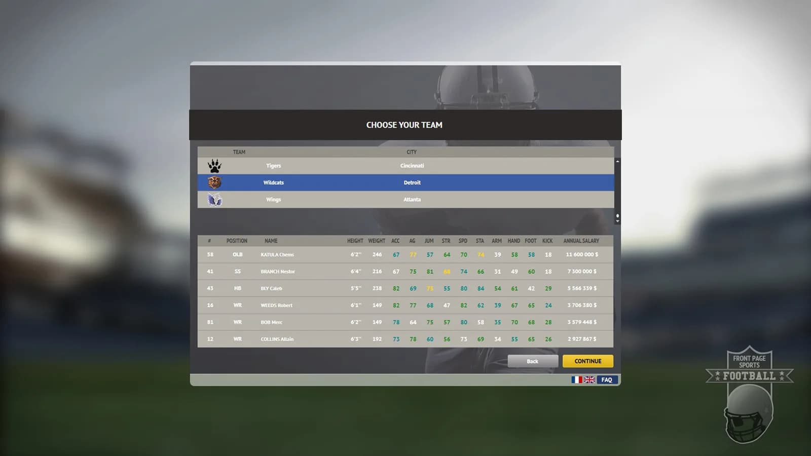 Front Page Sports Football görsel 2