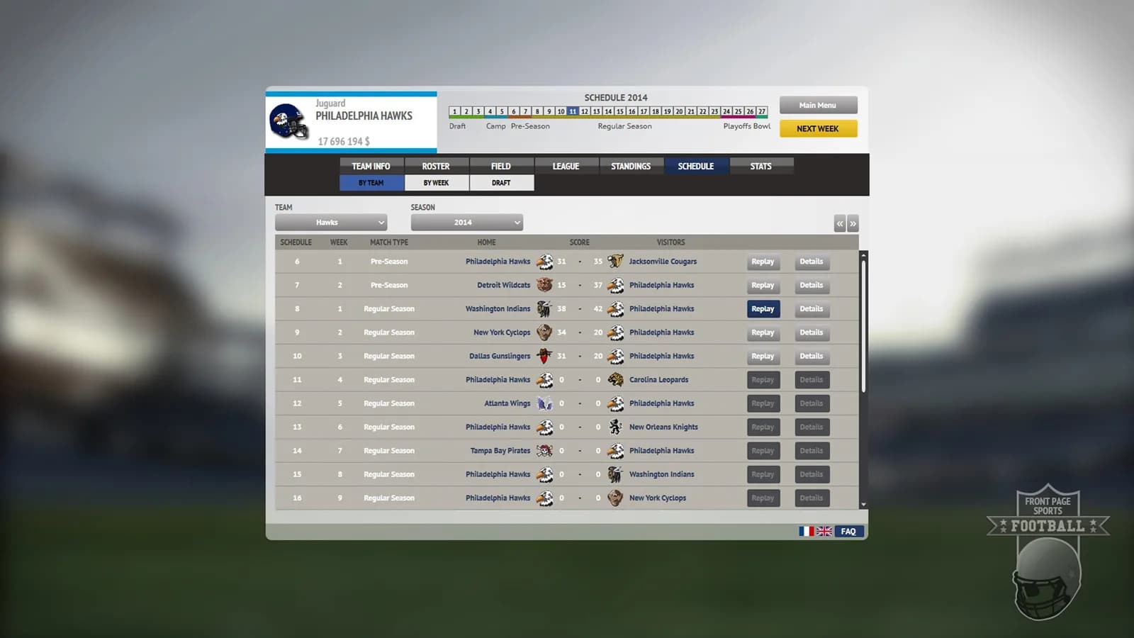 Front Page Sports Football görsel 9