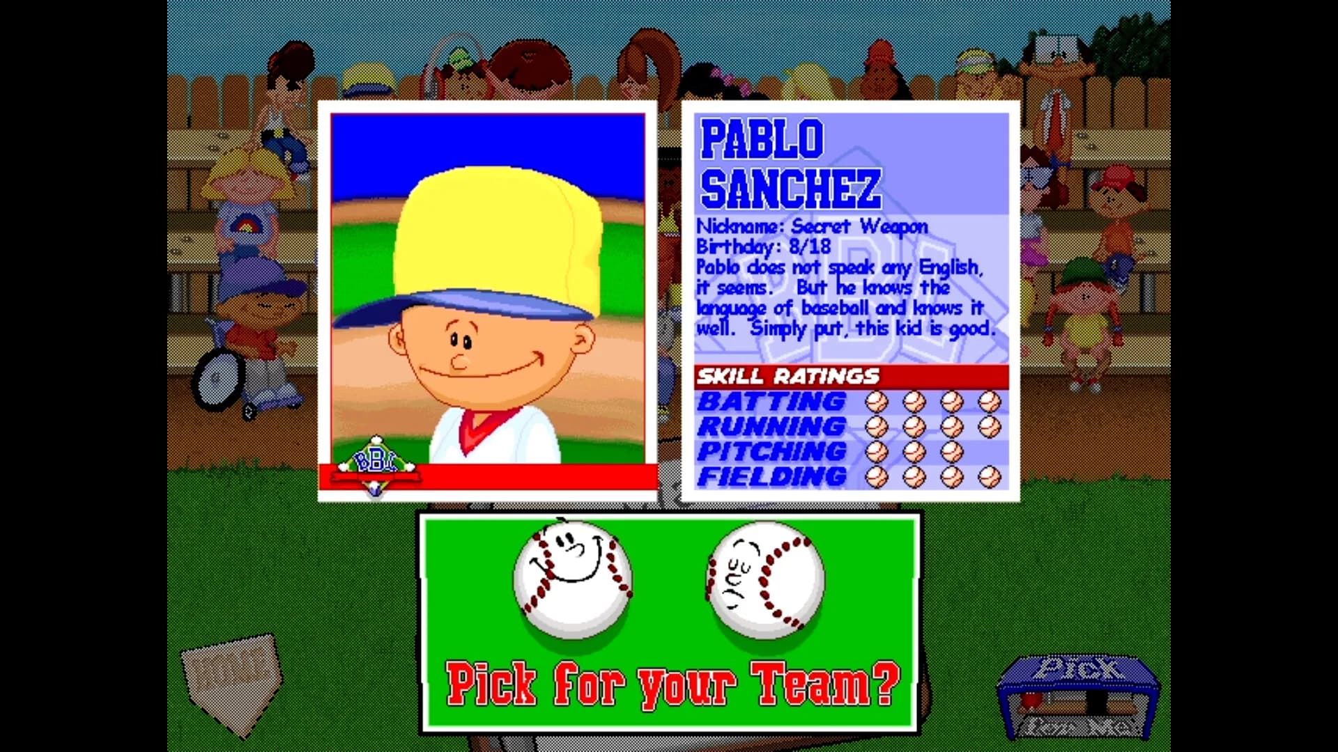 Backyard Baseball '97 görsel 6