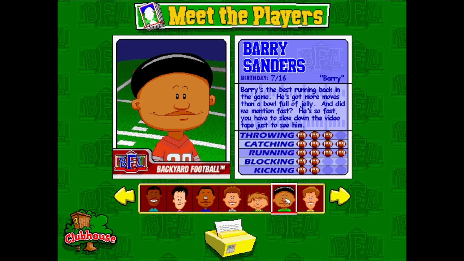 Backyard Football '99 görsel 3
