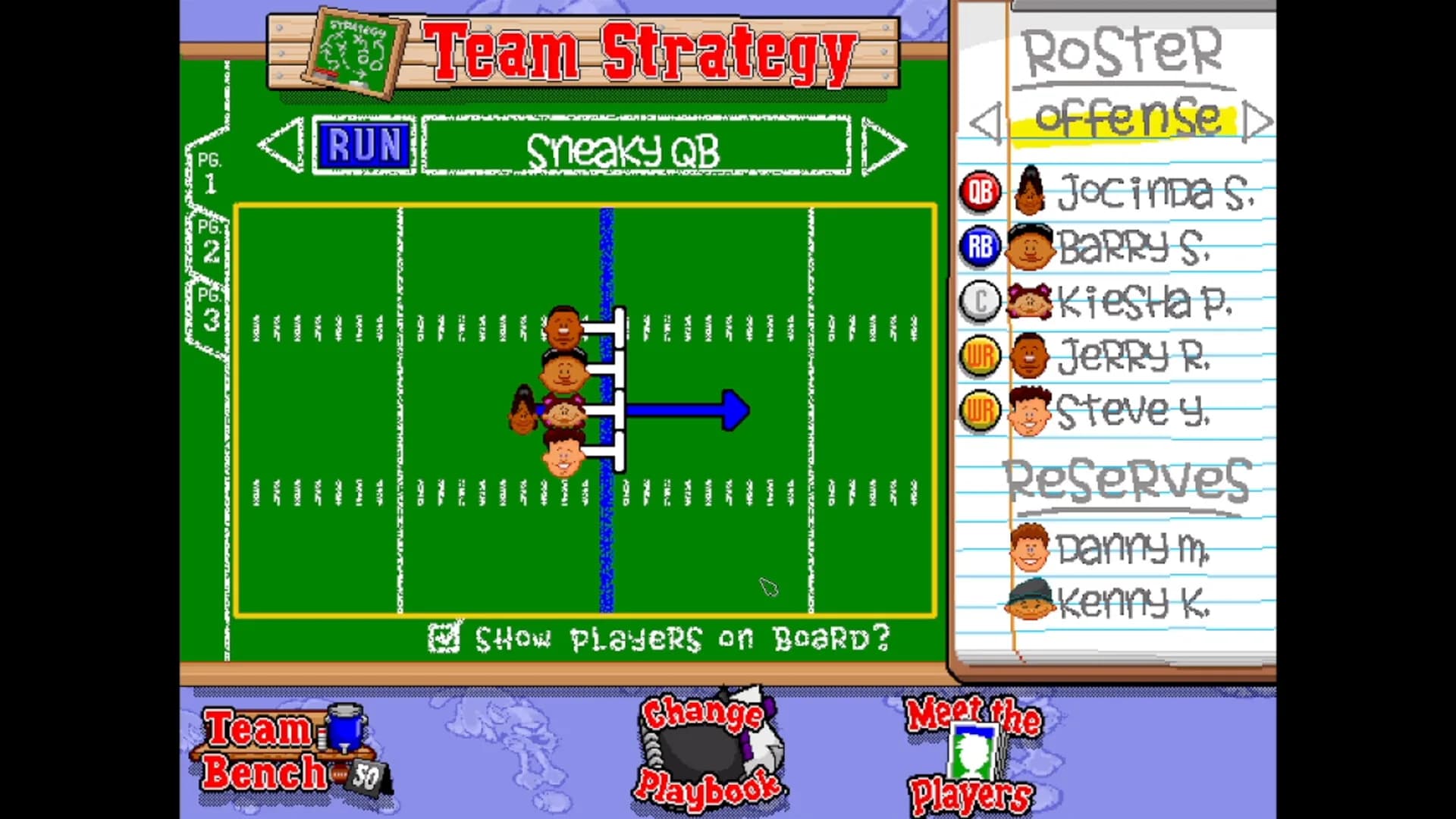 Backyard Football '99 görsel 6