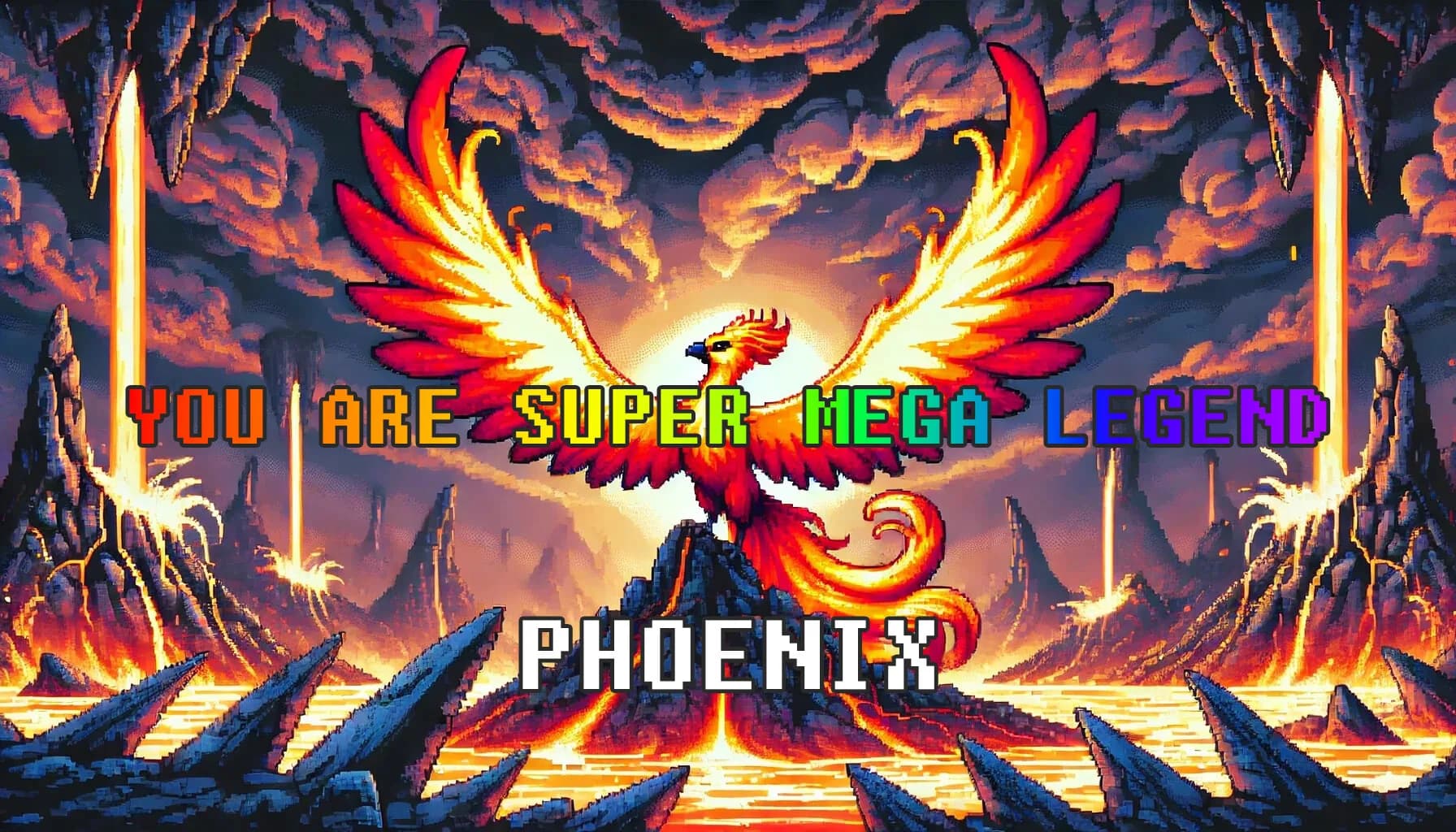 YOU ARE SUPER MEGA LEGEND PHOENIX görsel 2