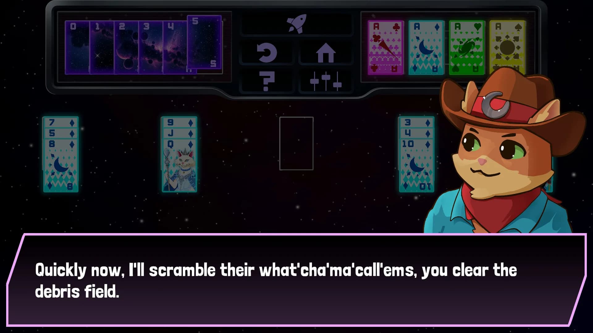 Space Cat Solitaire görsel 8