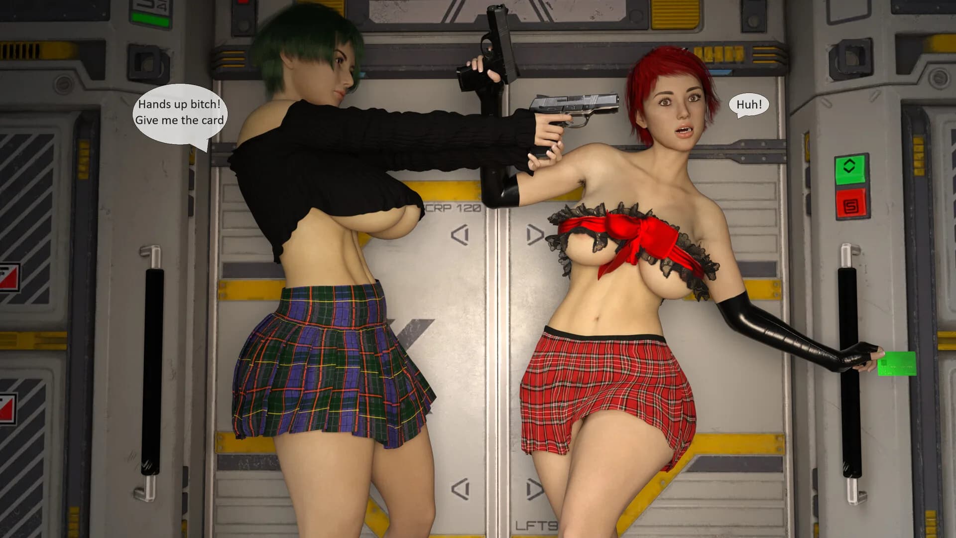 Kasia & Her Lesbian Slaves görsel 3