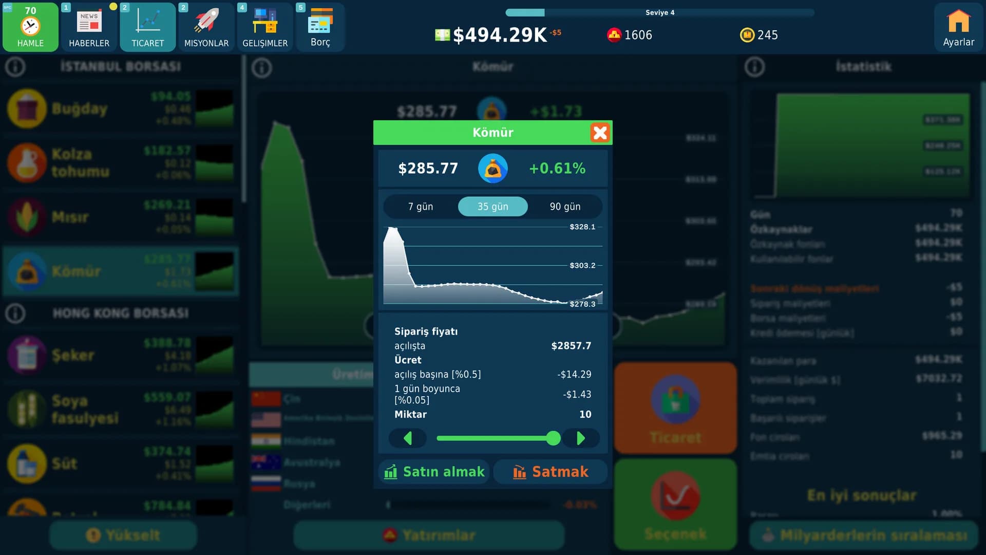 Stock Exchange Game görsel 2