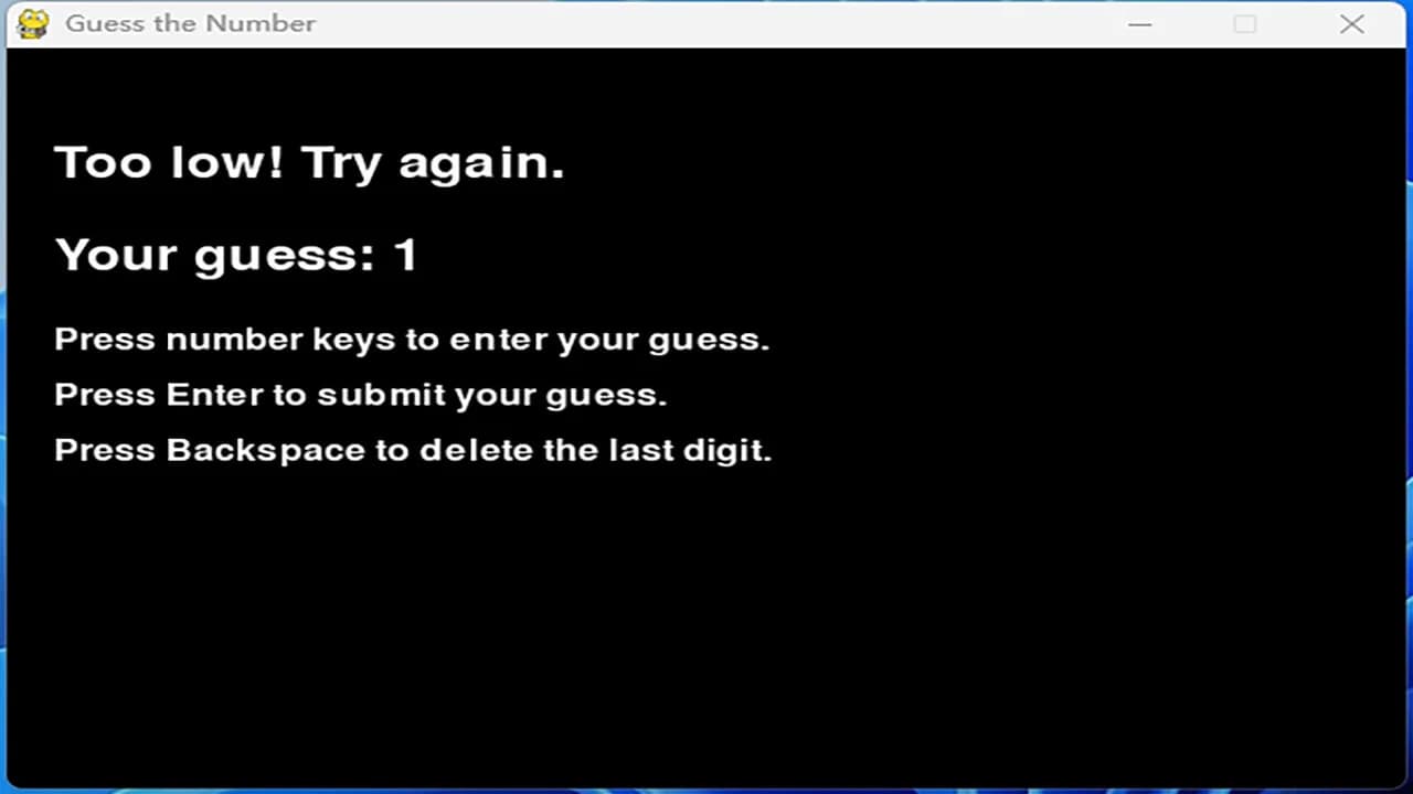 Mini Game：Guess numbers görsel 2