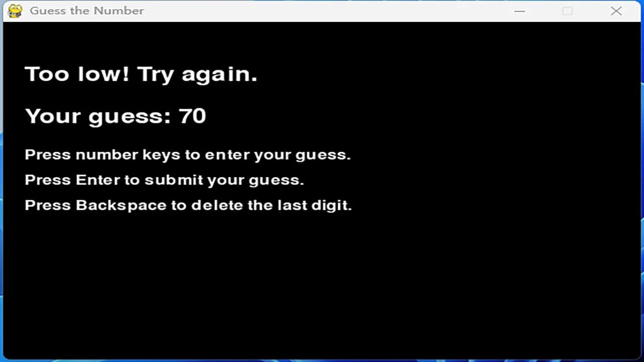 Mini Game：Guess numbers görsel 3