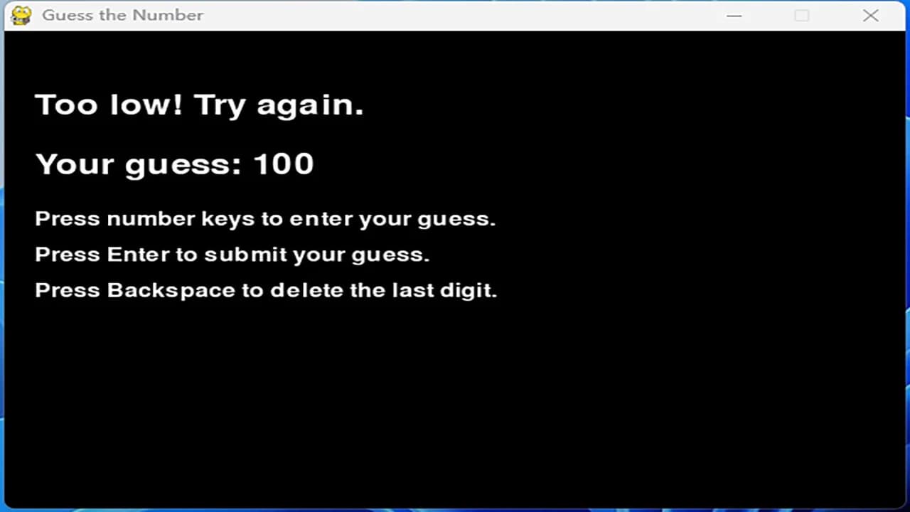 Mini Game：Guess numbers görsel 4