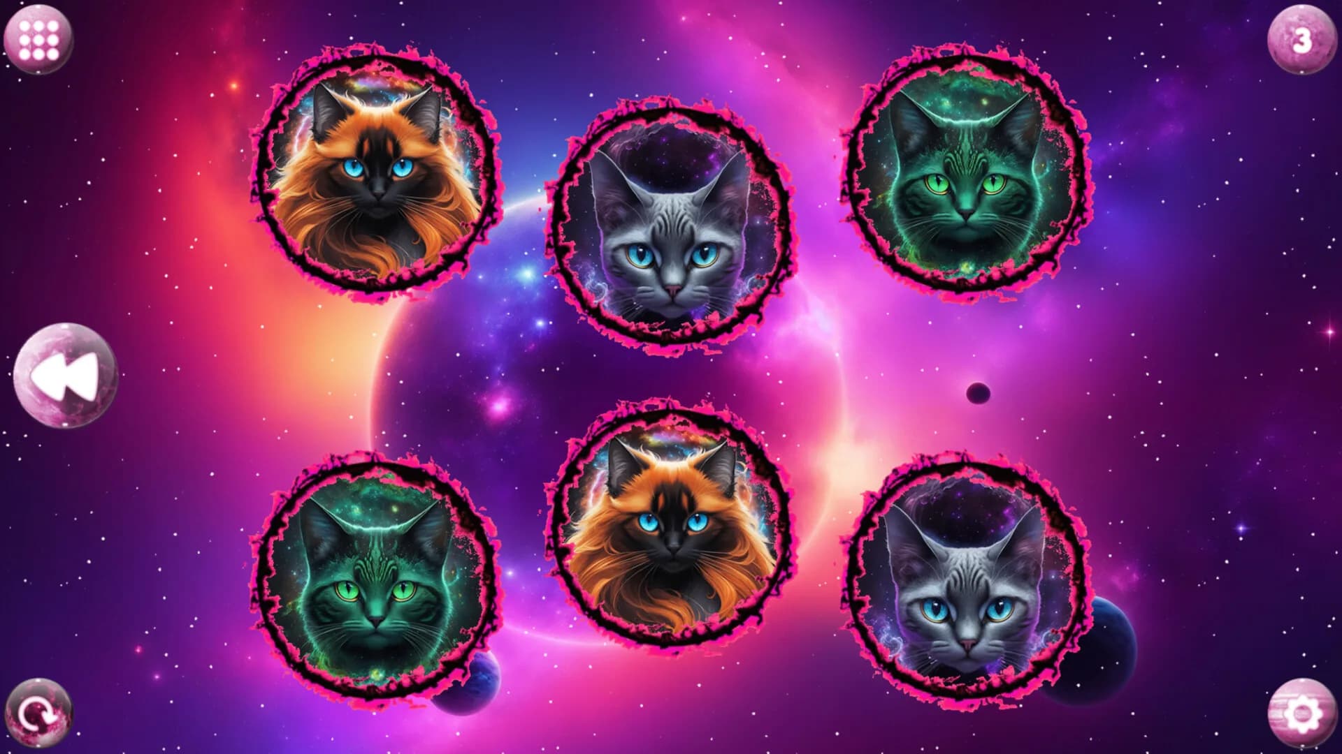 Space Memory: Cats görsel 3