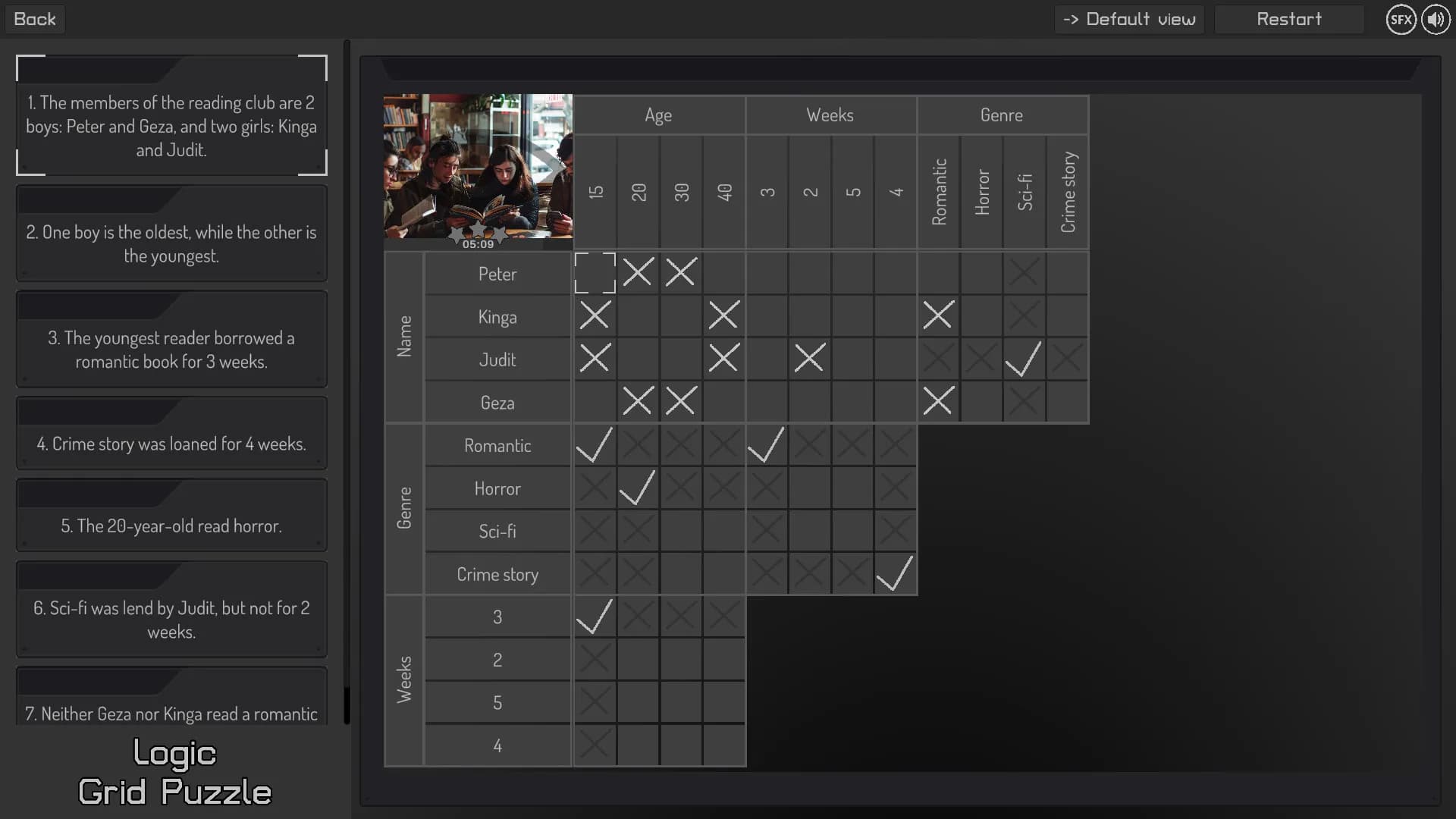 Logic Grid Puzzle görsel 16