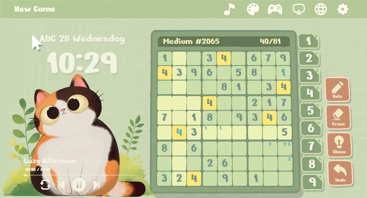 Cozy Sudoku görsel 4
