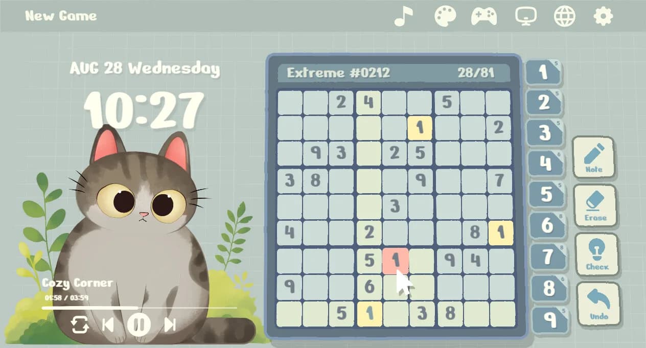 Cozy Sudoku görsel 5
