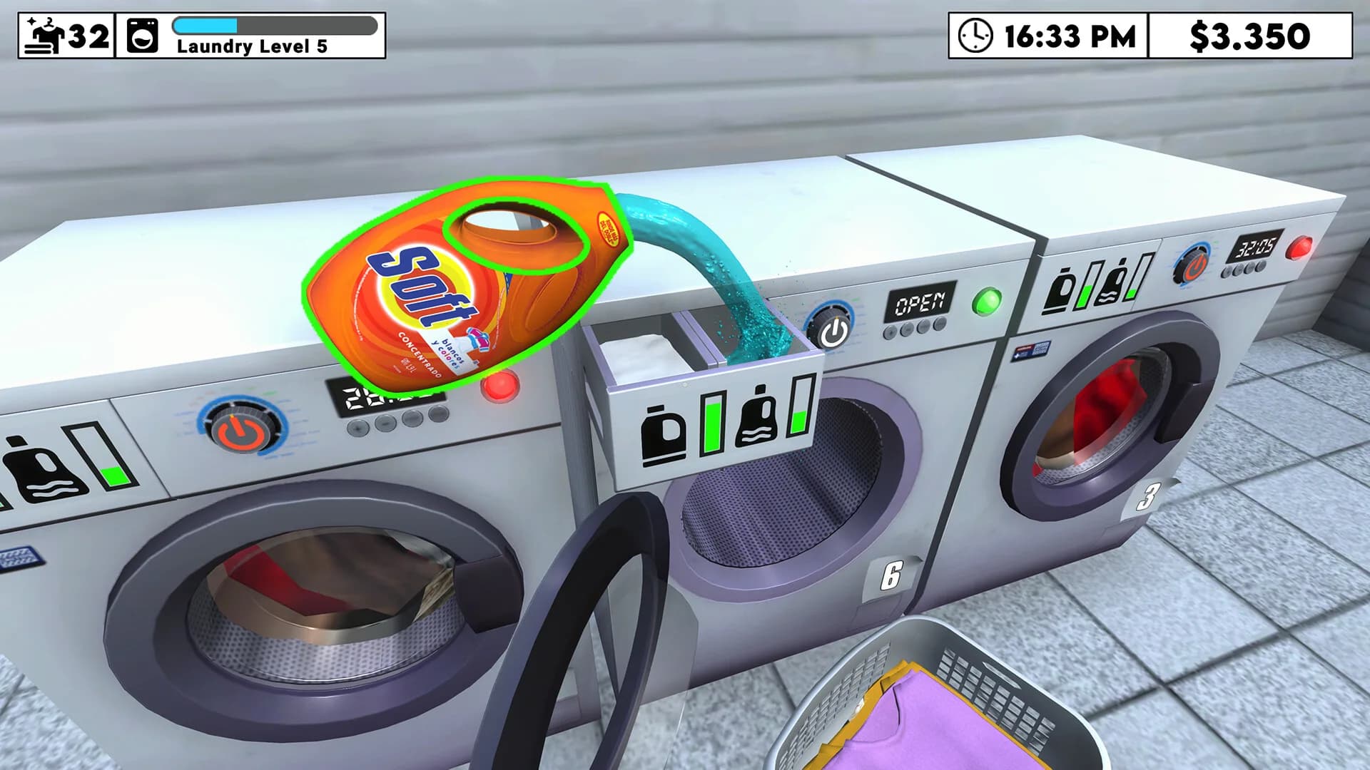 Laundry Service Simulator görsel 4