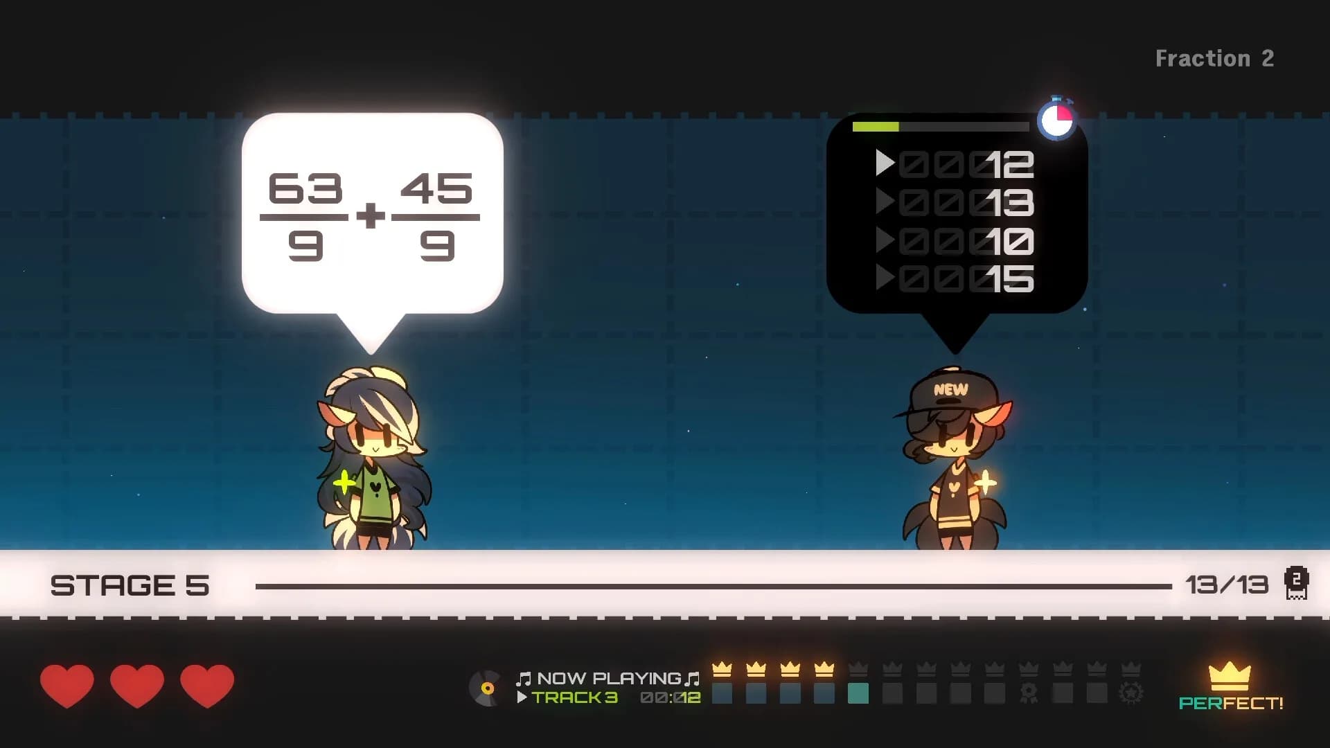 Mini Star Math: 3 Hearts görsel 3