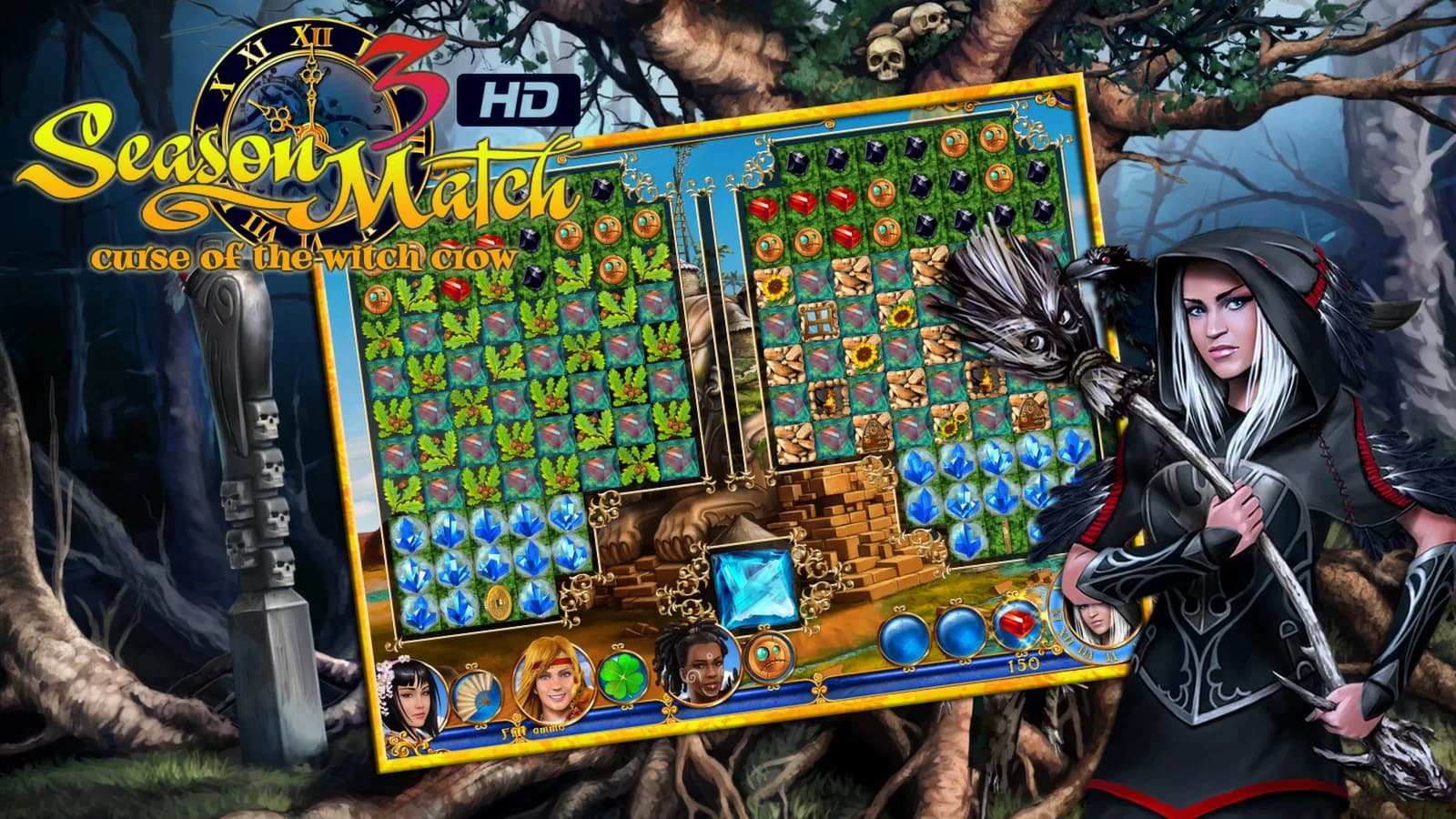 Season Match 3 - Curse of the Witch Crow görsel 4