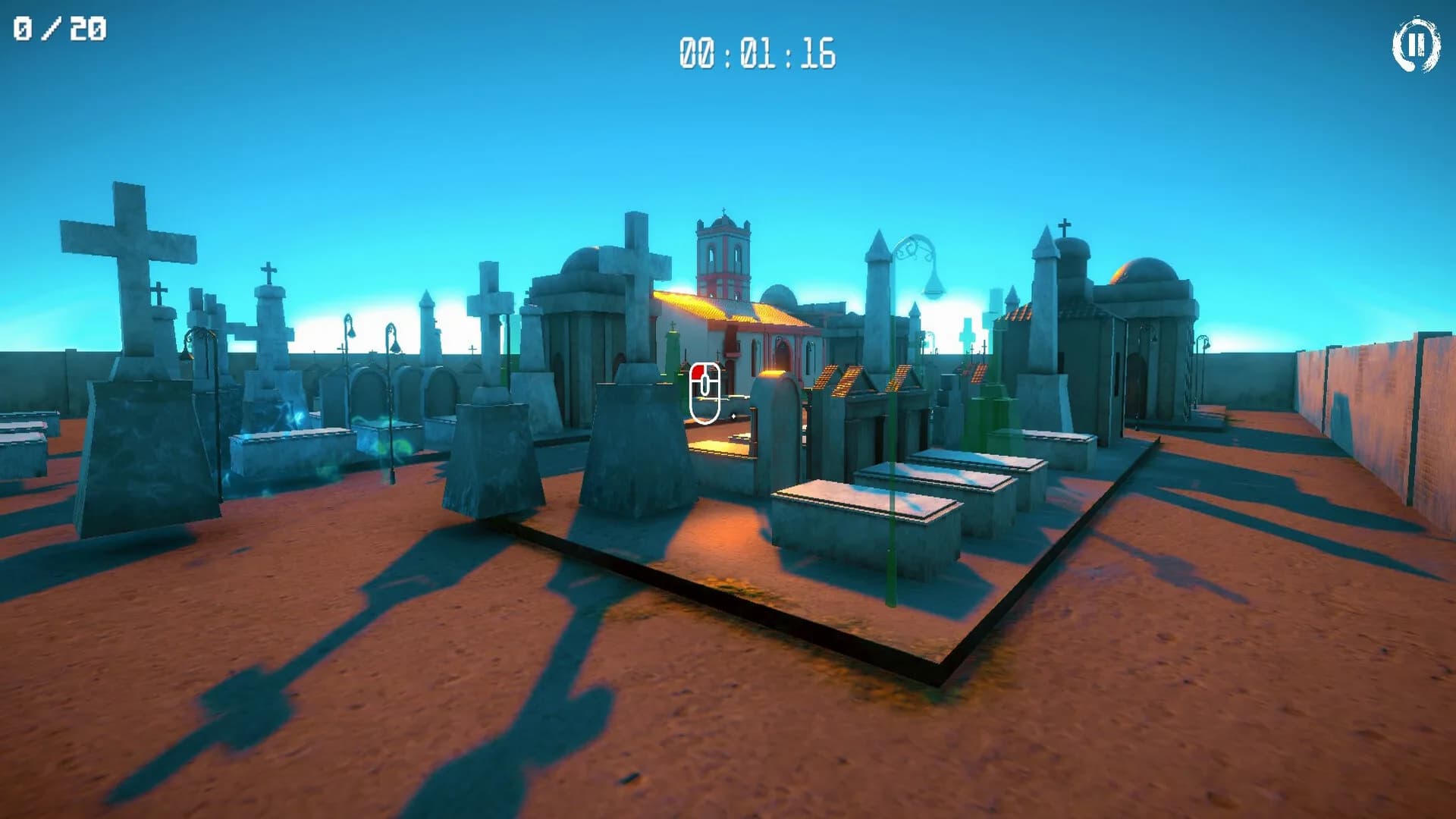 3D PUZZLE - Colonial Graveyard görsel 2
