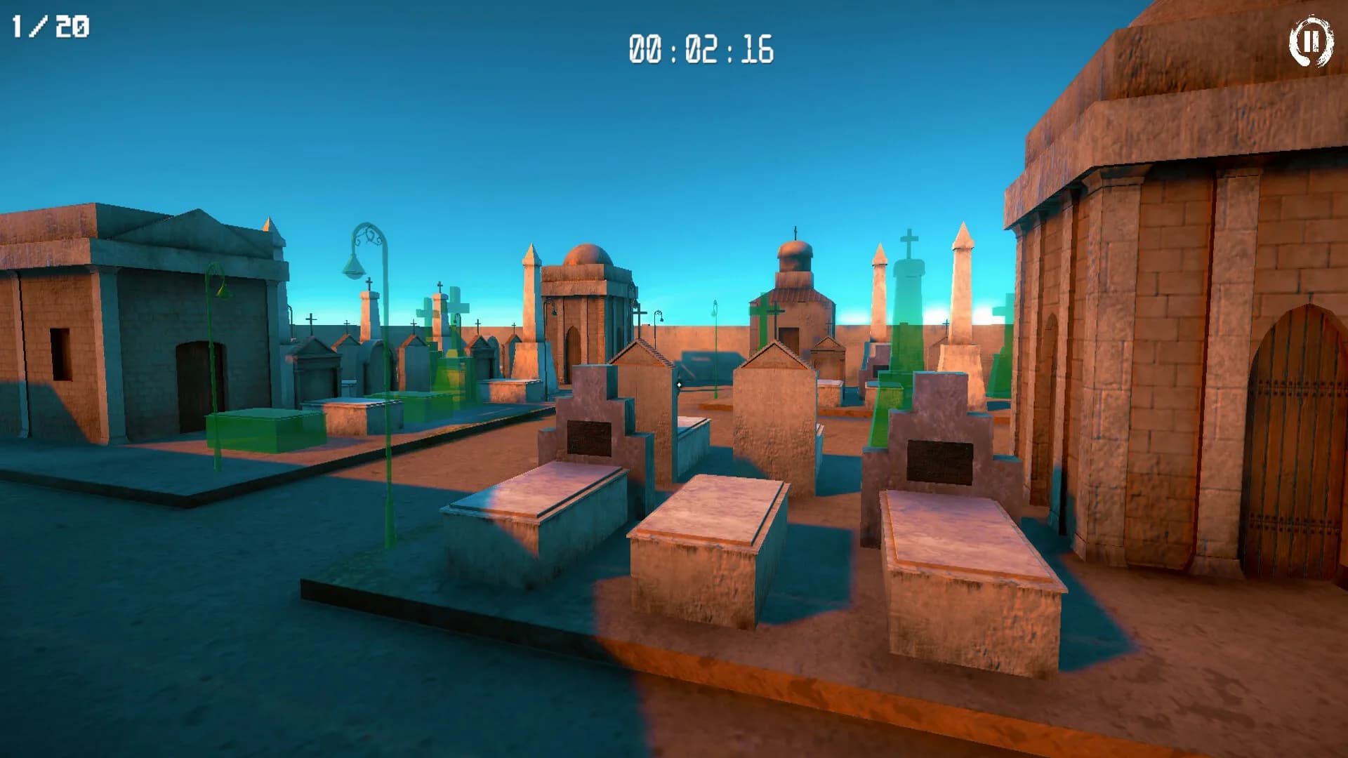 3D PUZZLE - Colonial Graveyard görsel 3