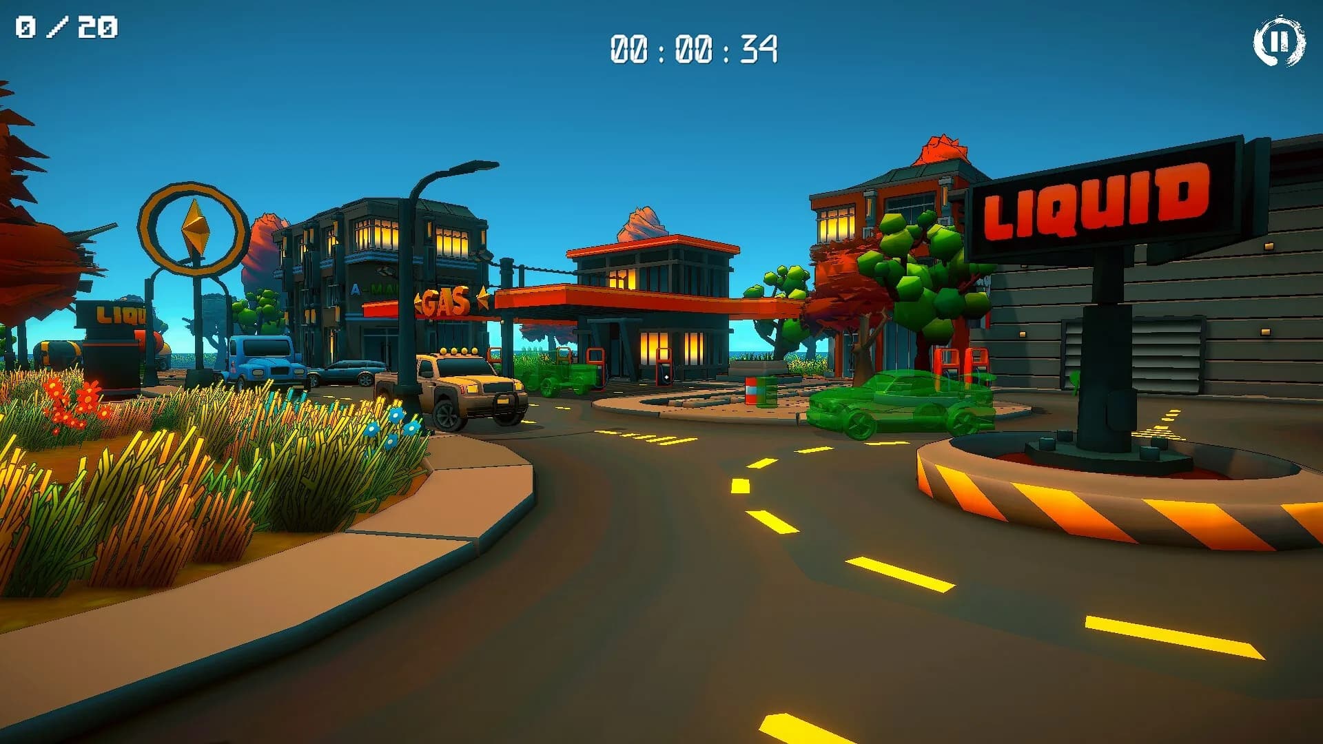 3D PUZZLE - Gas Station görsel 2
