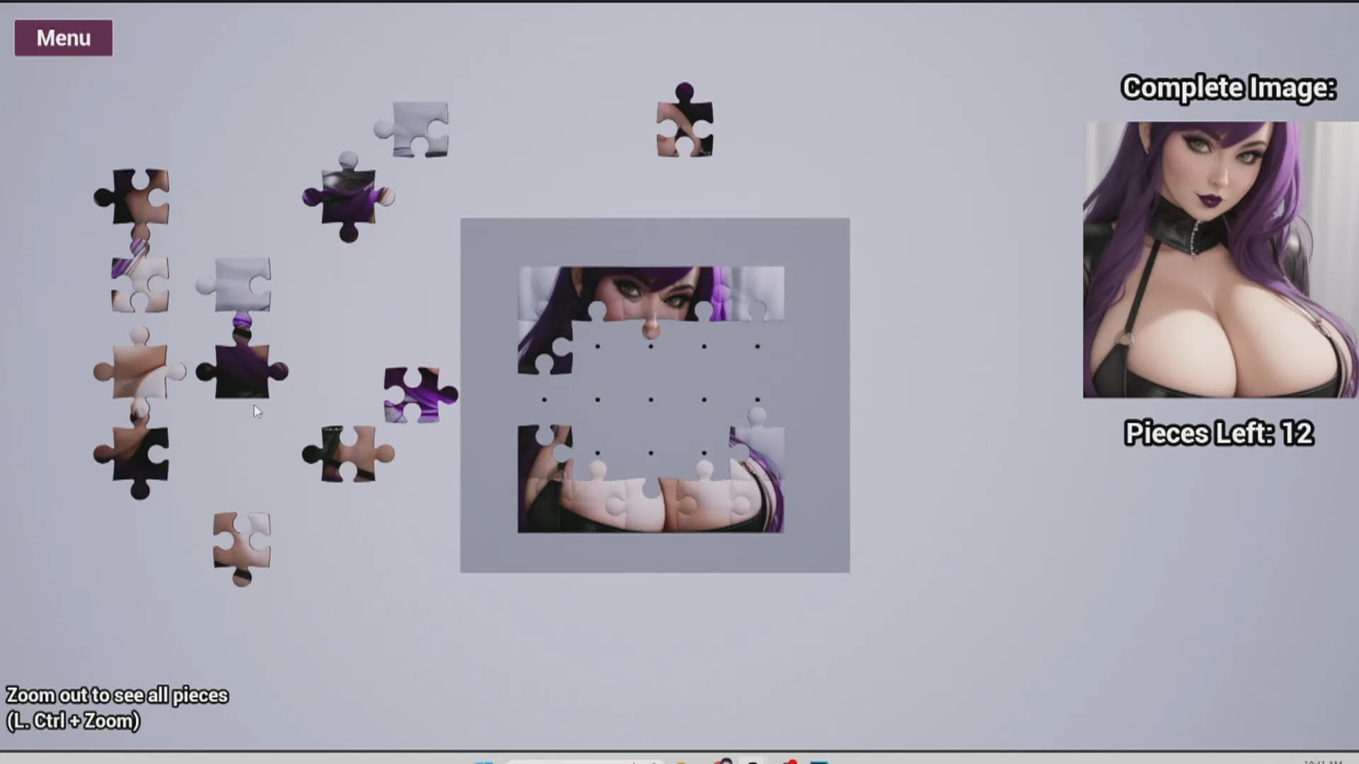 Big-Breasted Goth Mommies - Sex Puzzles görsel 6