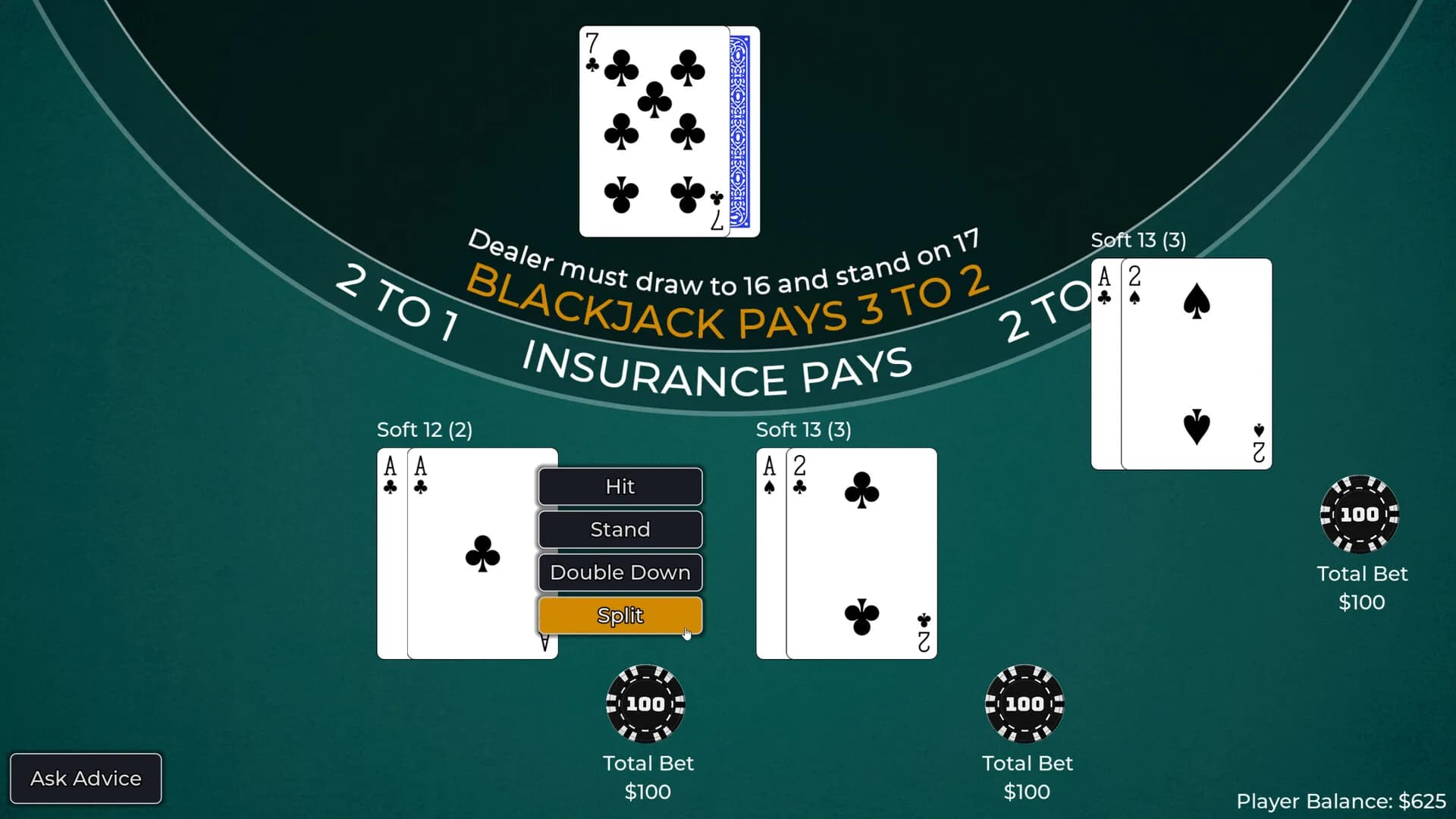 Player vs. Dealer Blackjack görsel 12