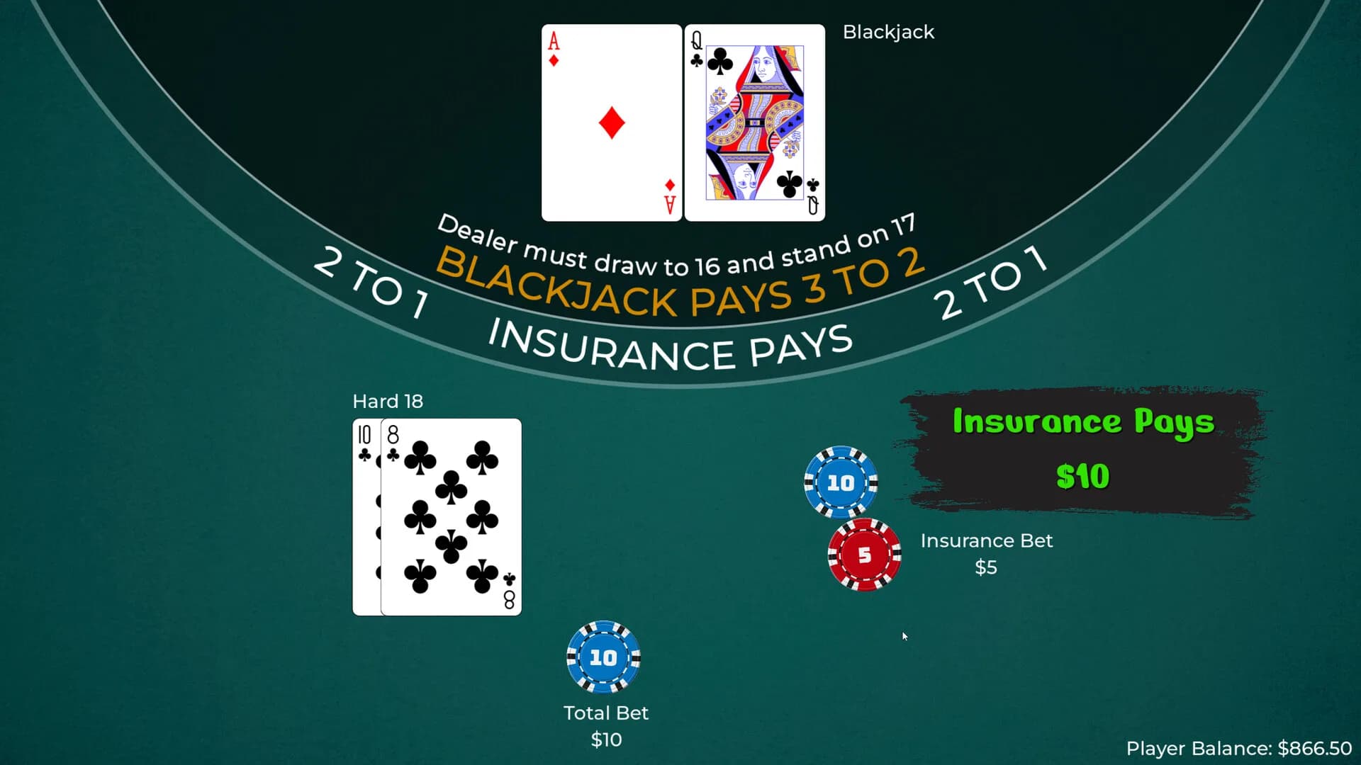 Player vs. Dealer Blackjack görsel 19