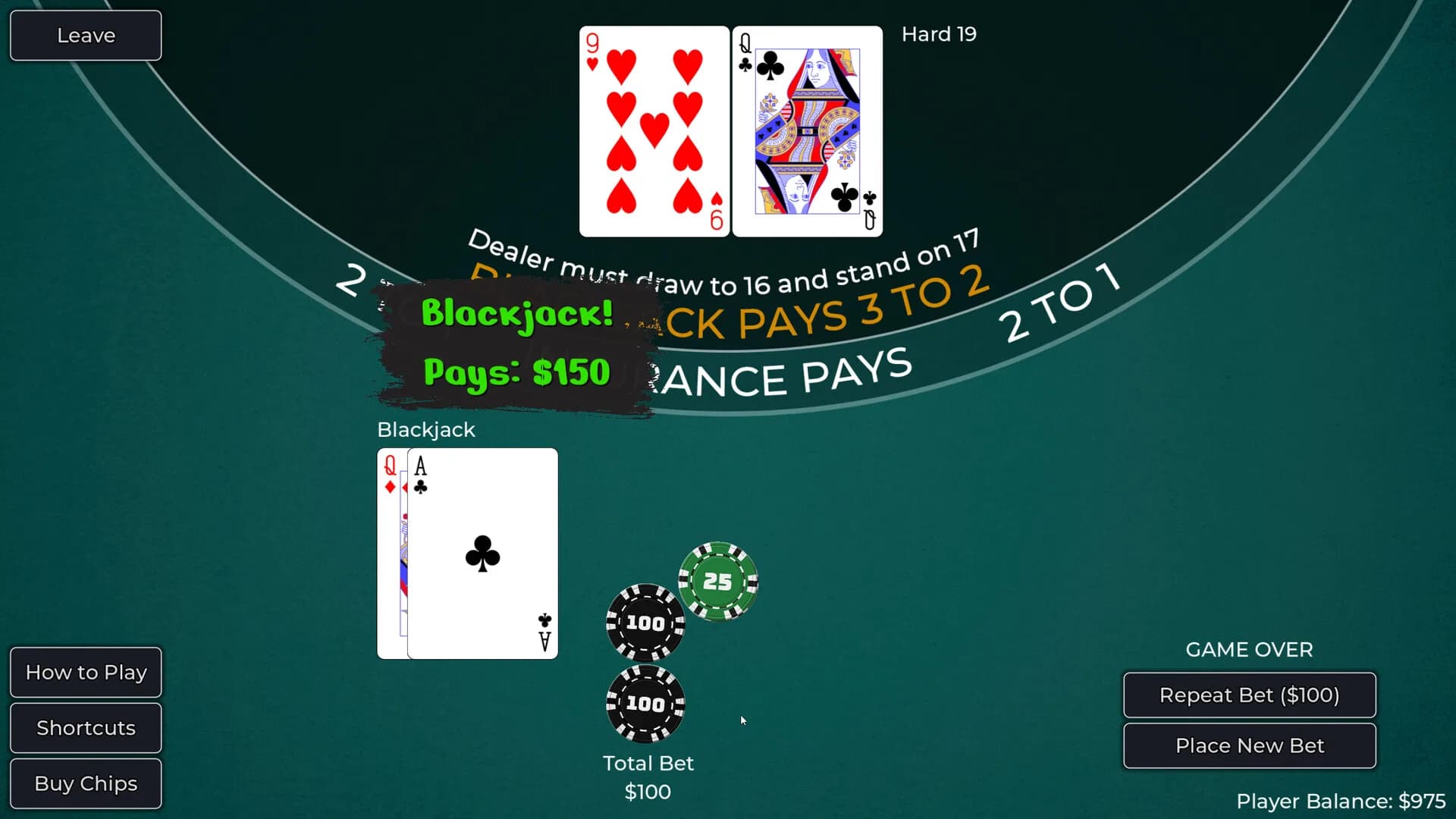 Player vs. Dealer Blackjack görsel 4