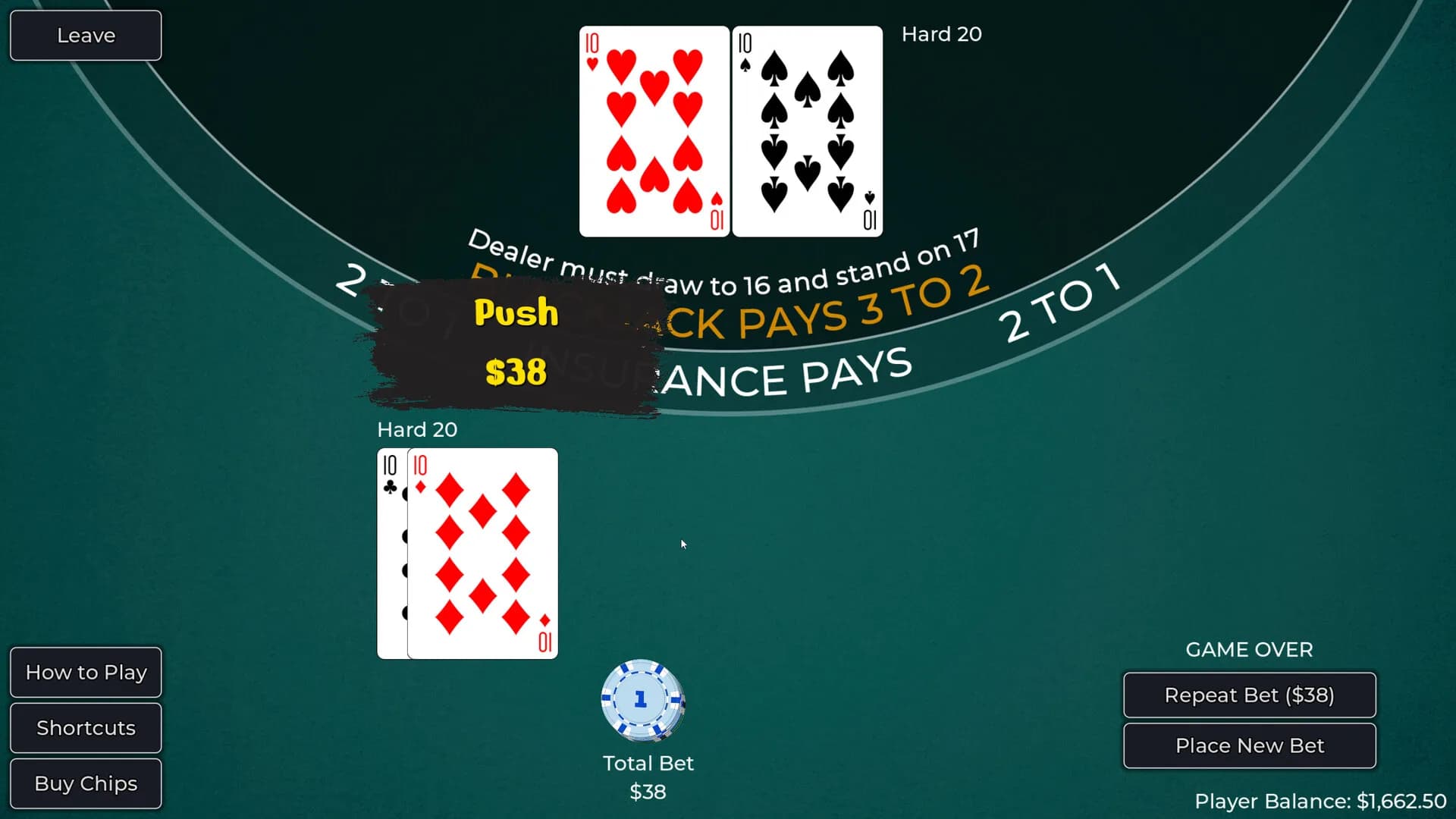 Player vs. Dealer Blackjack görsel 11