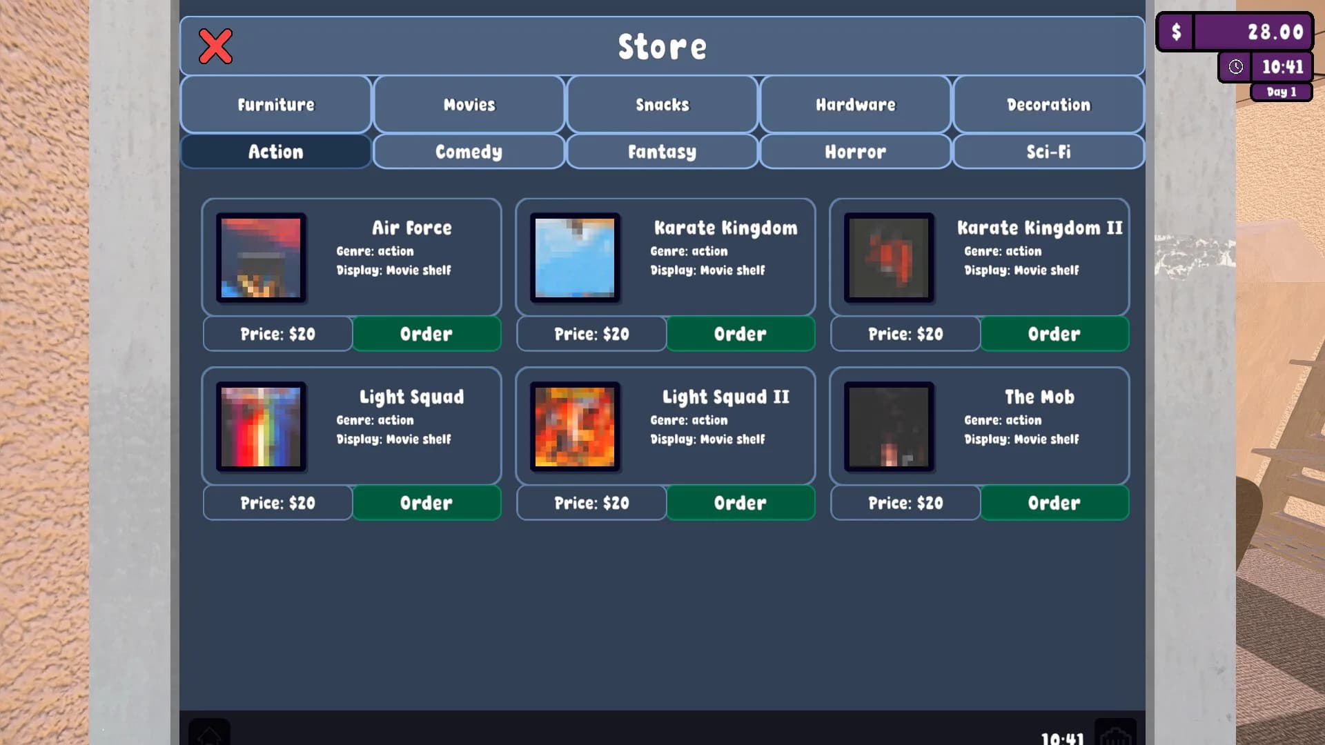 Rental Store Simulator görsel 6
