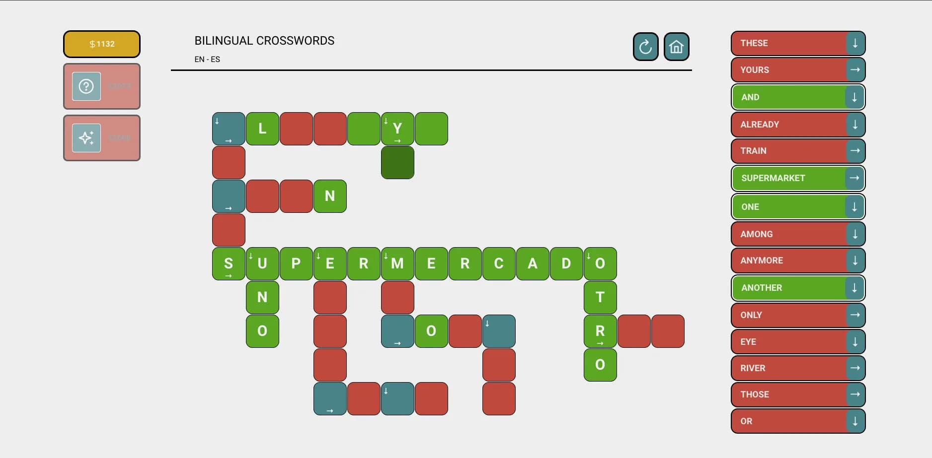 Bilingual Crosswords görsel 2