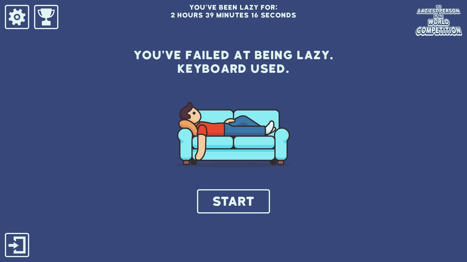 The Laziest Person In The World Competition görsel 6