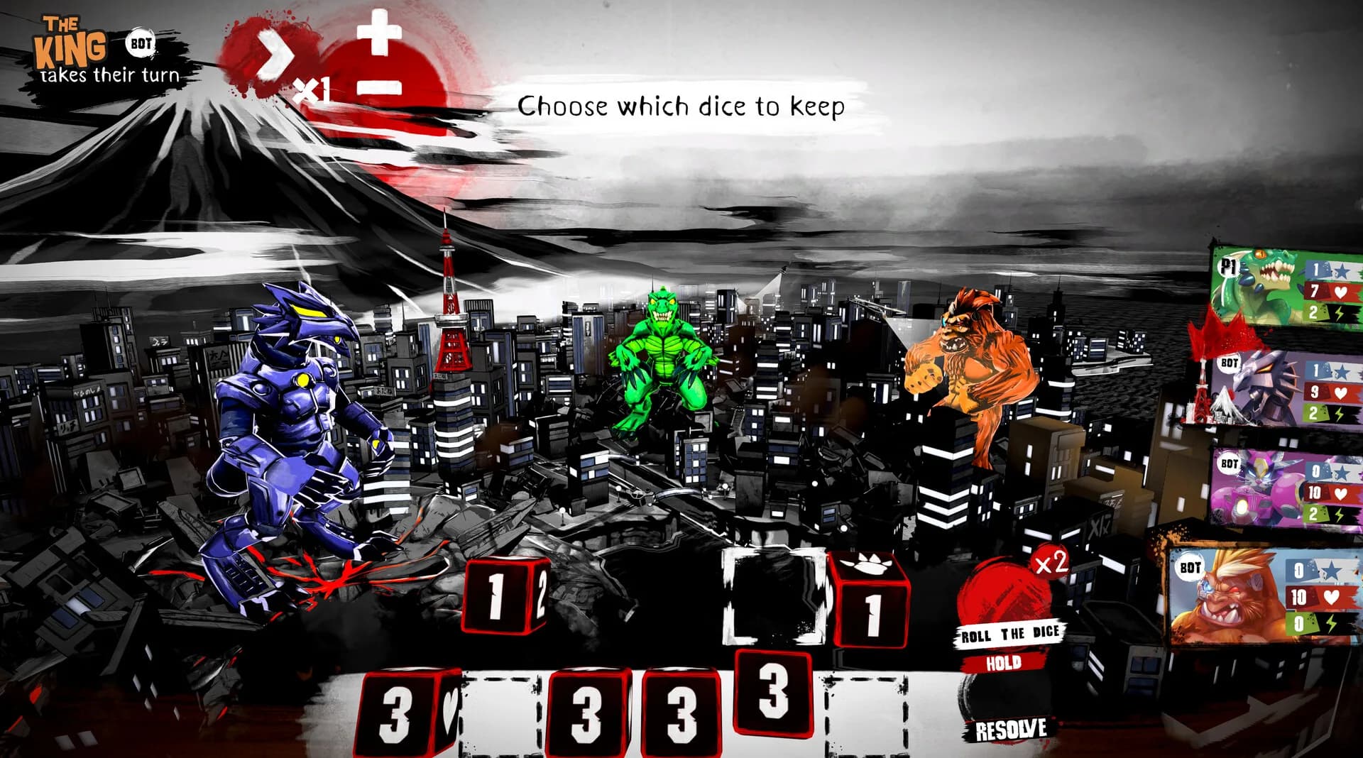 King of Tokyo - Richard Garfield görsel 3